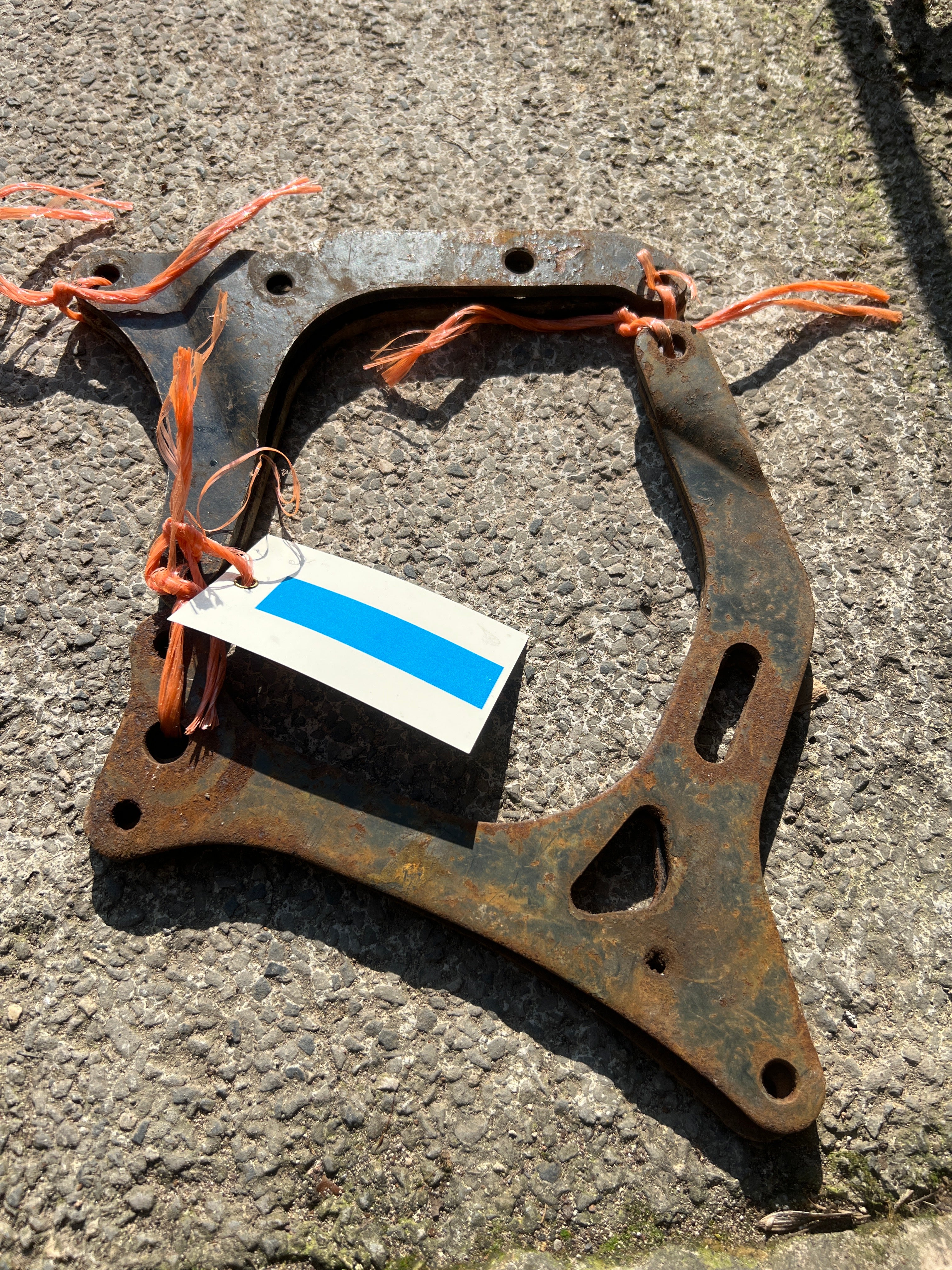 BSA A7 A10 swinging arm complete set of rear engine plates