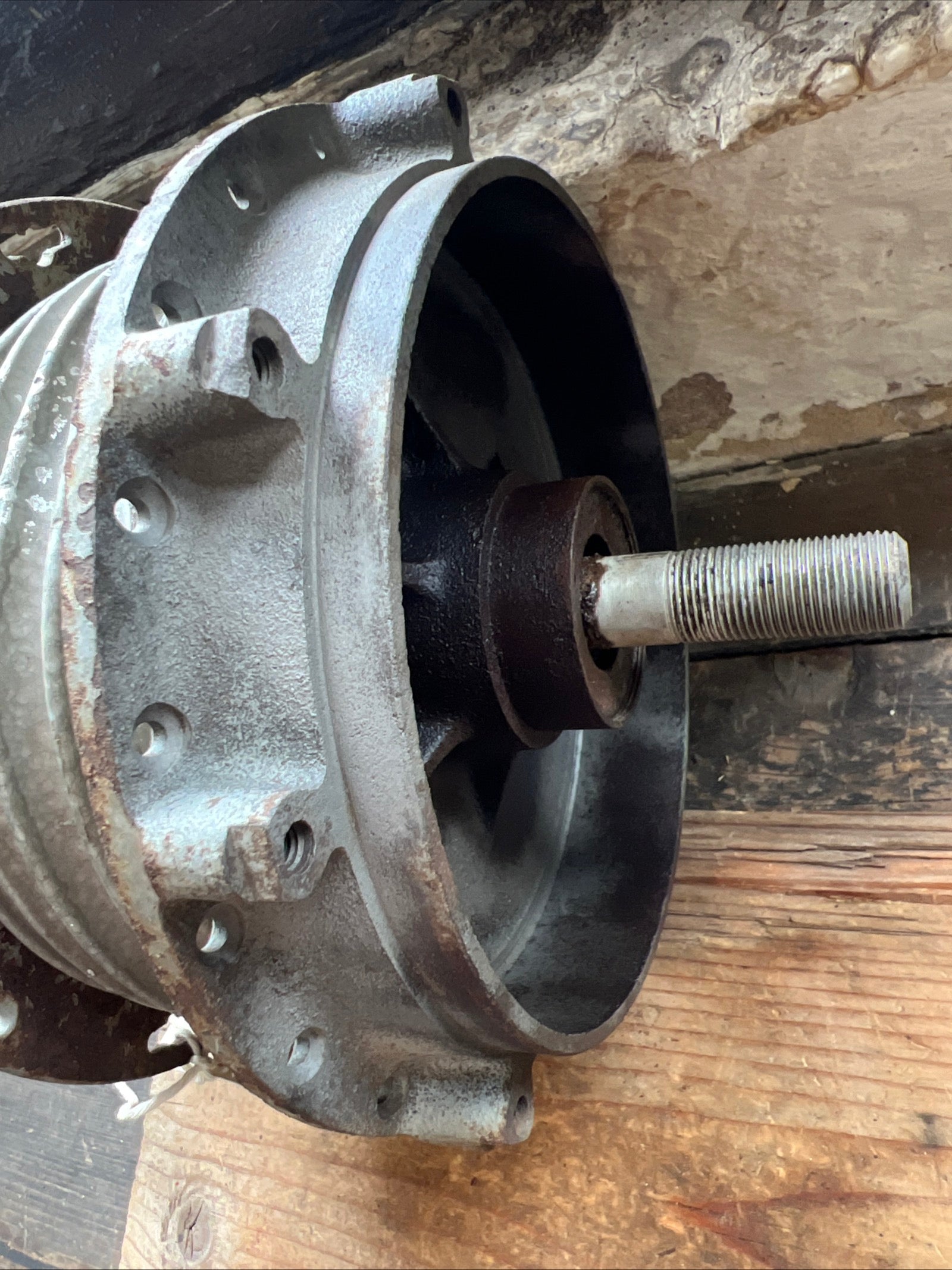 BSA Bantam Bushman very late full width rear hub