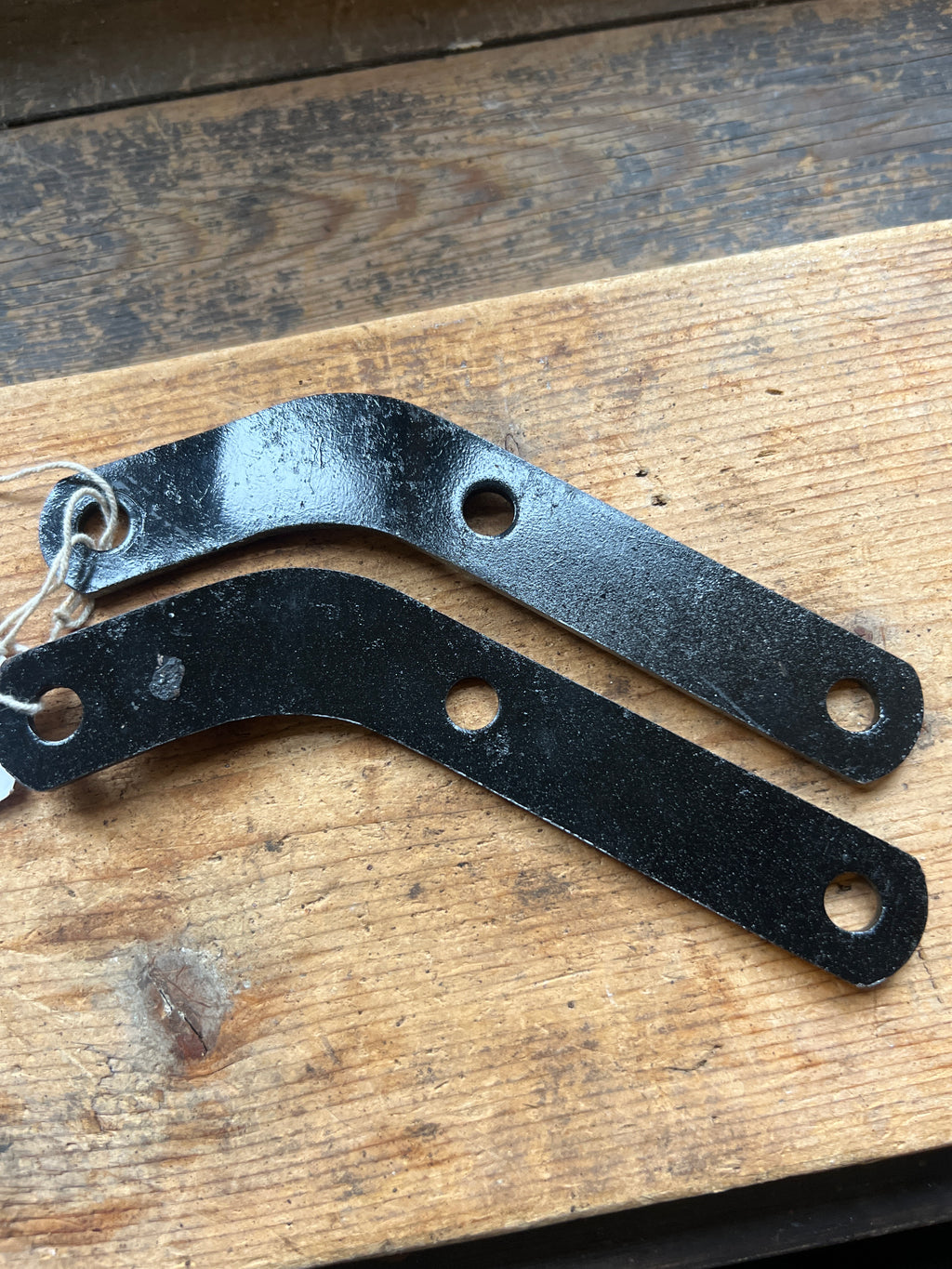 Norton Commando SS high level muffler support brackets 062383 & 062384