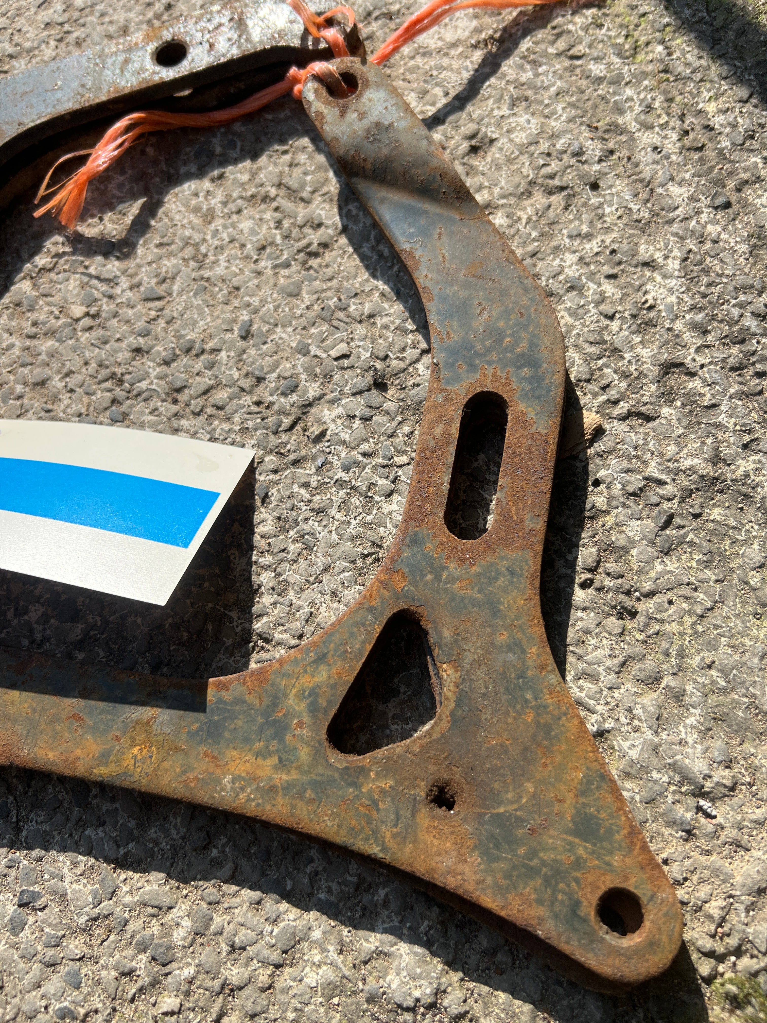BSA A7 A10 swinging arm complete set of rear engine plates