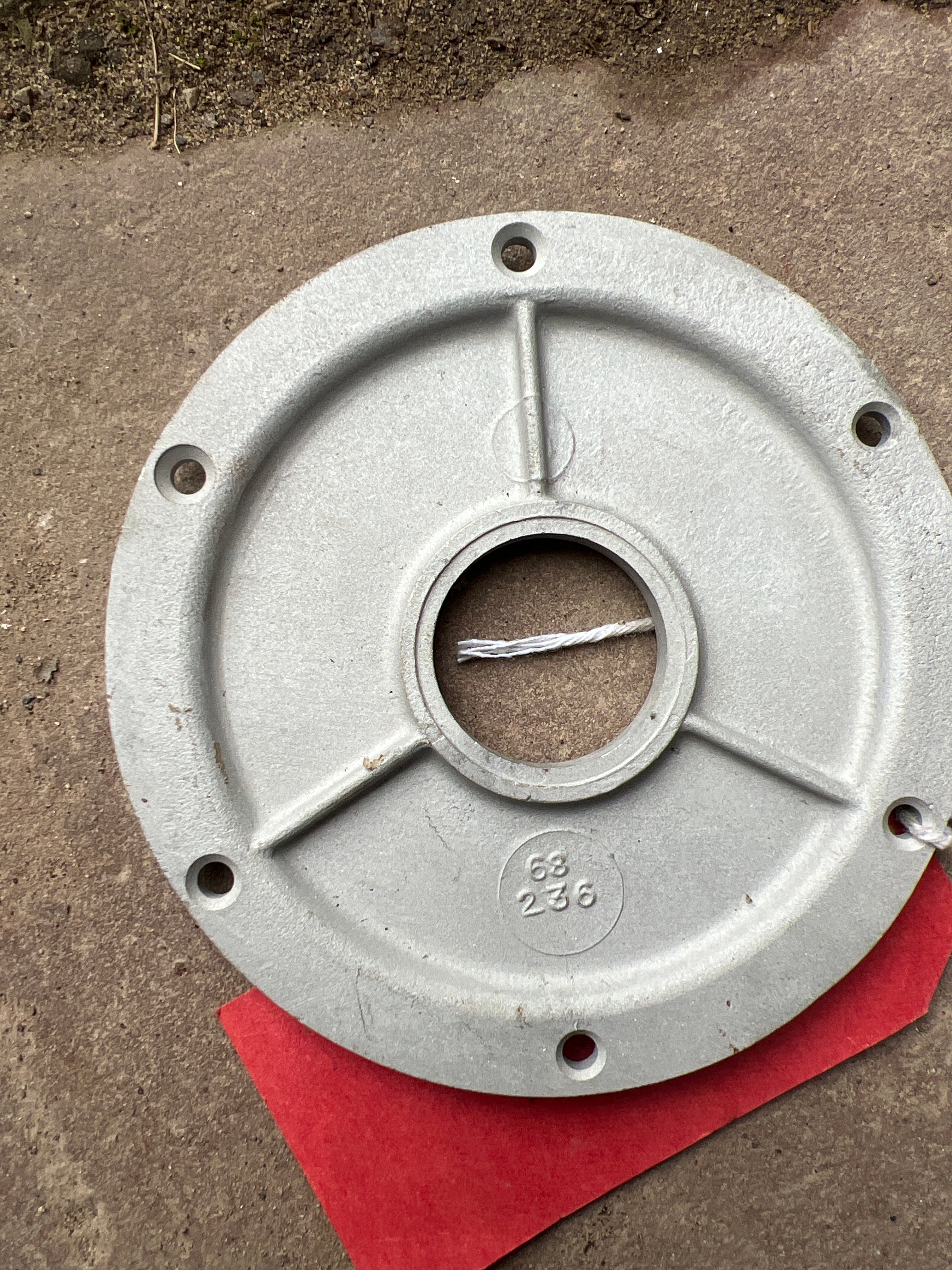 Triumph BSA gearbox sprocket cover plate 68-236