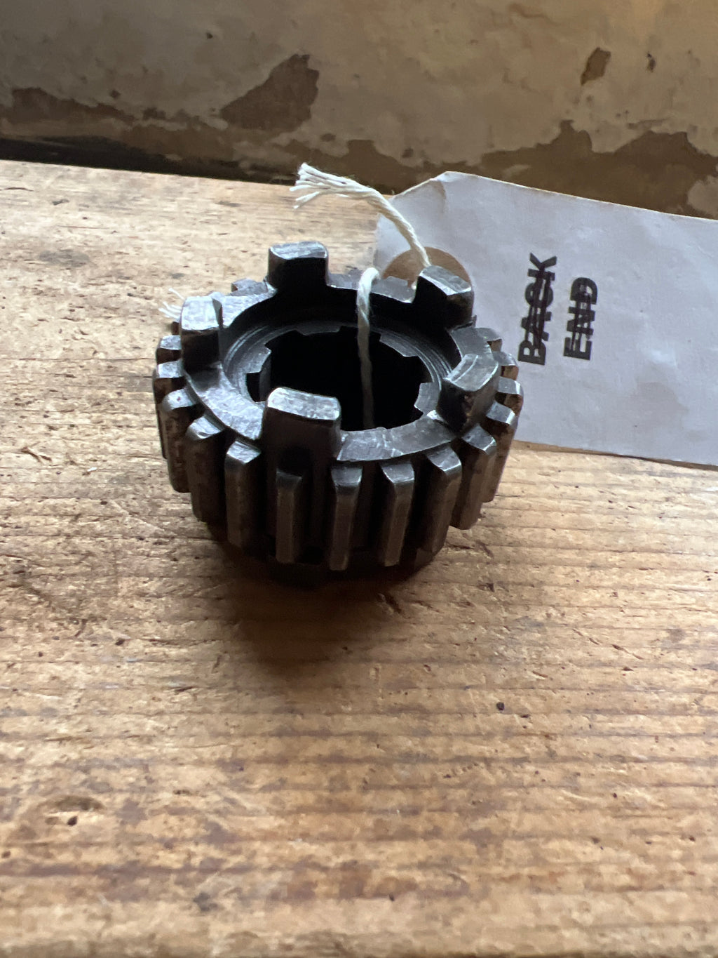 BSA C15/B40 gearbox main shaft sliding gear 40-3011