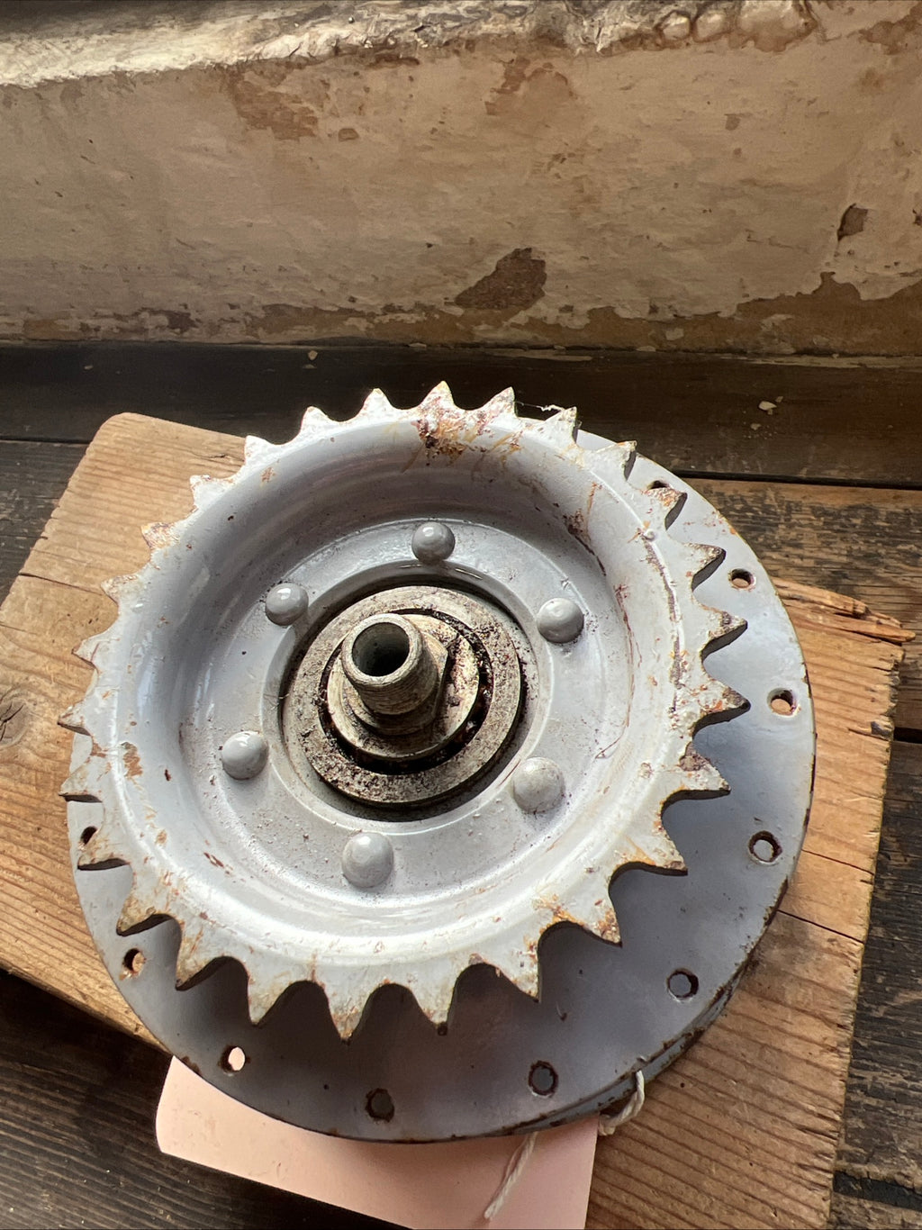 BSA Dandy 70 rear wheel hub with sprocket and sprocket & bearings
