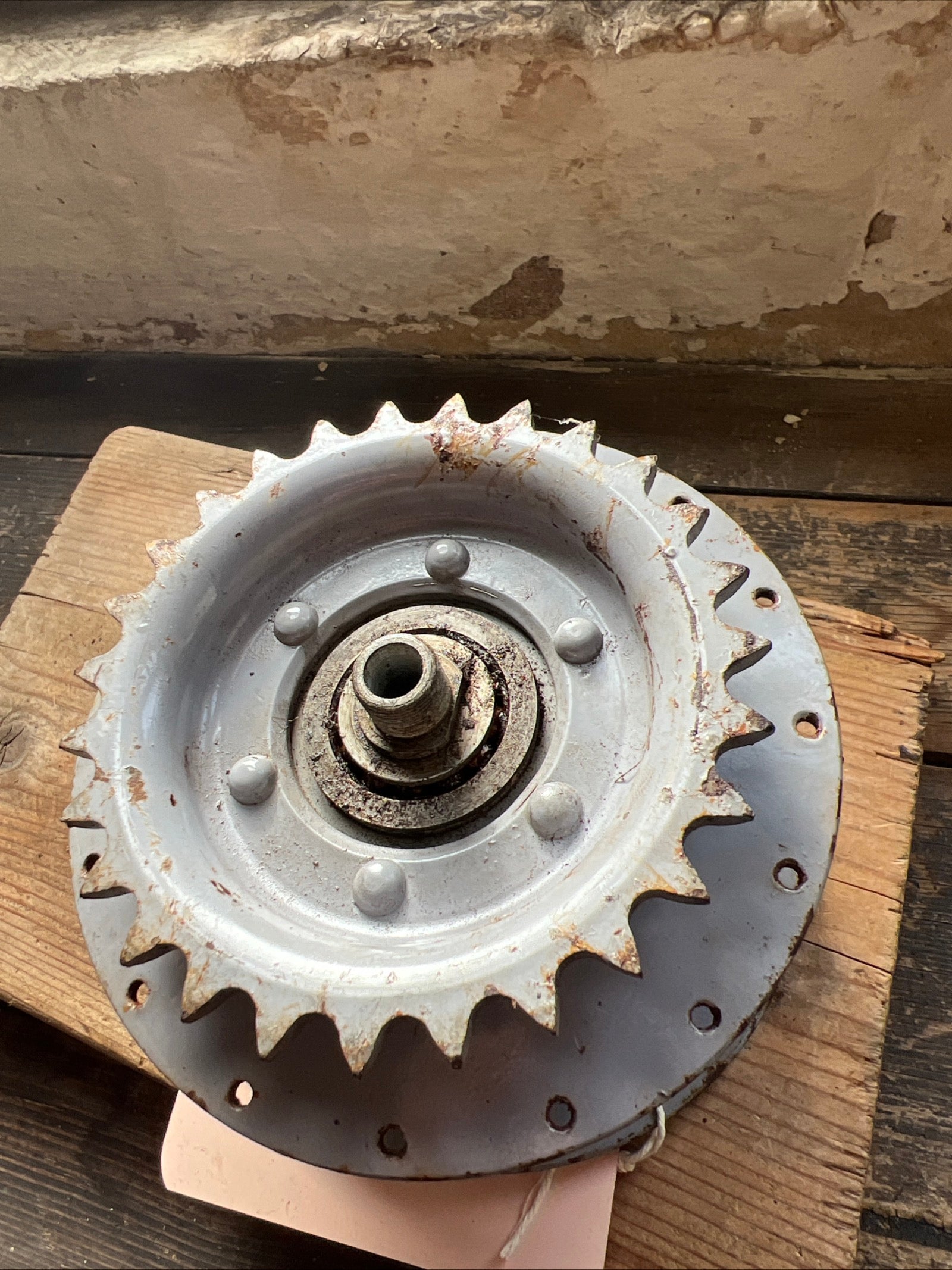 BSA Dandy 70 rear wheel hub with sprocket and sprocket & bearings