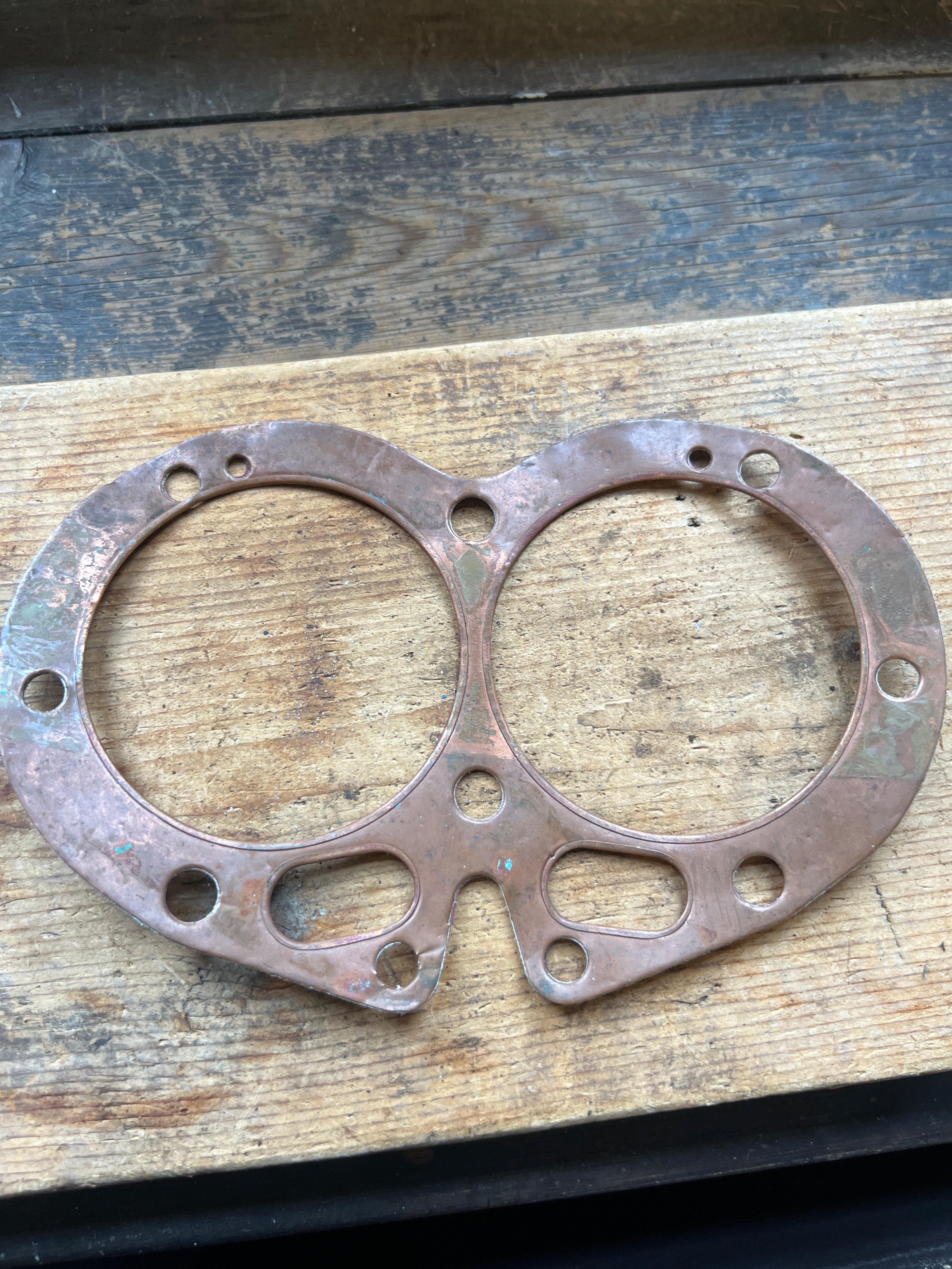 Norton commando copper cylinder head gasket