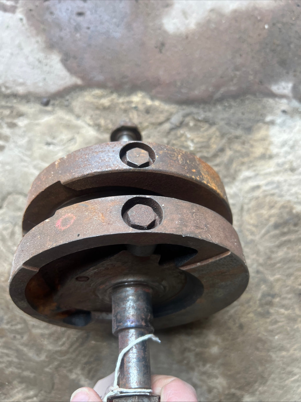 BSA B25 crank shaft