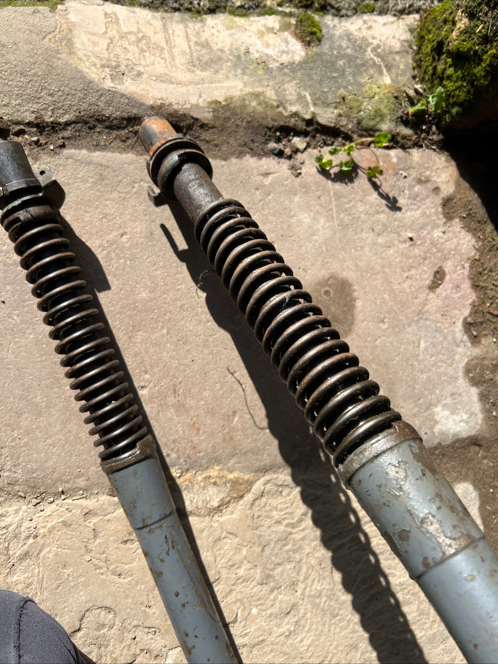Velocette LE front fork legs used