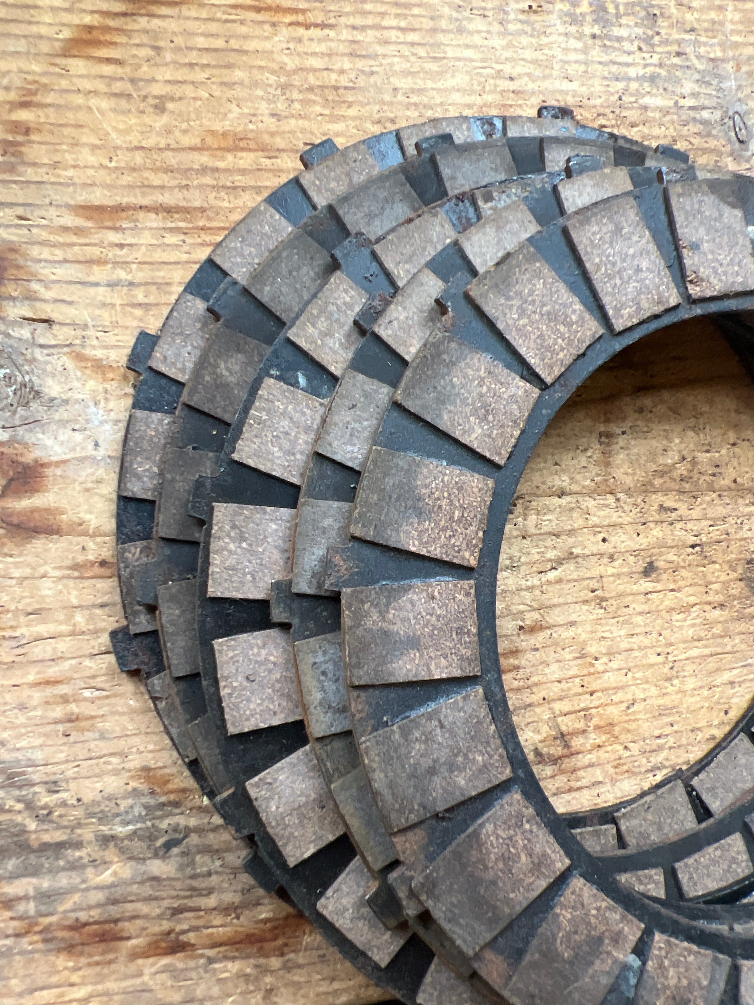BSA C15 B40 B25 B44 Clutch friction plate set of 5 40-3233