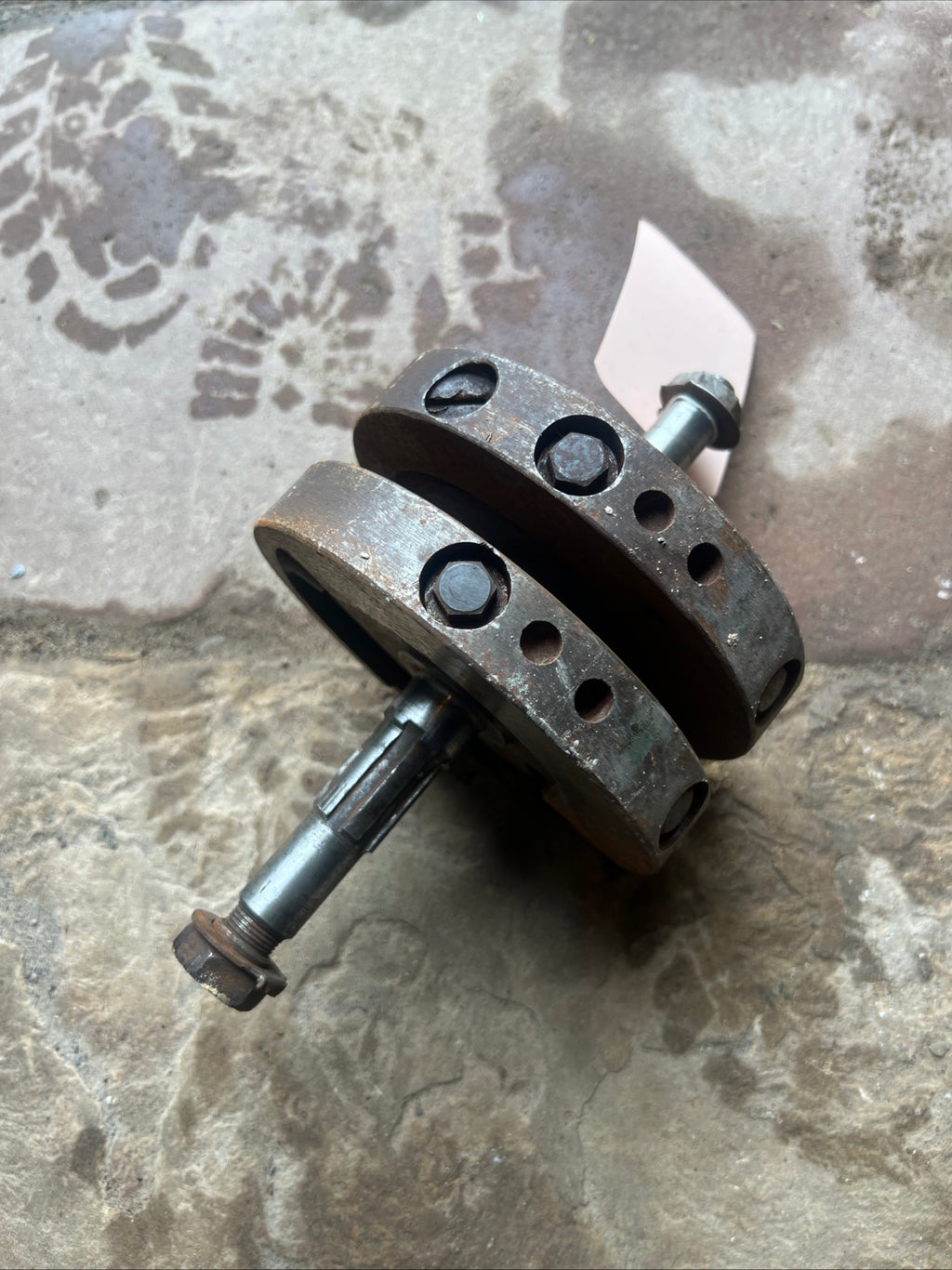 BSA B25 crank shaft