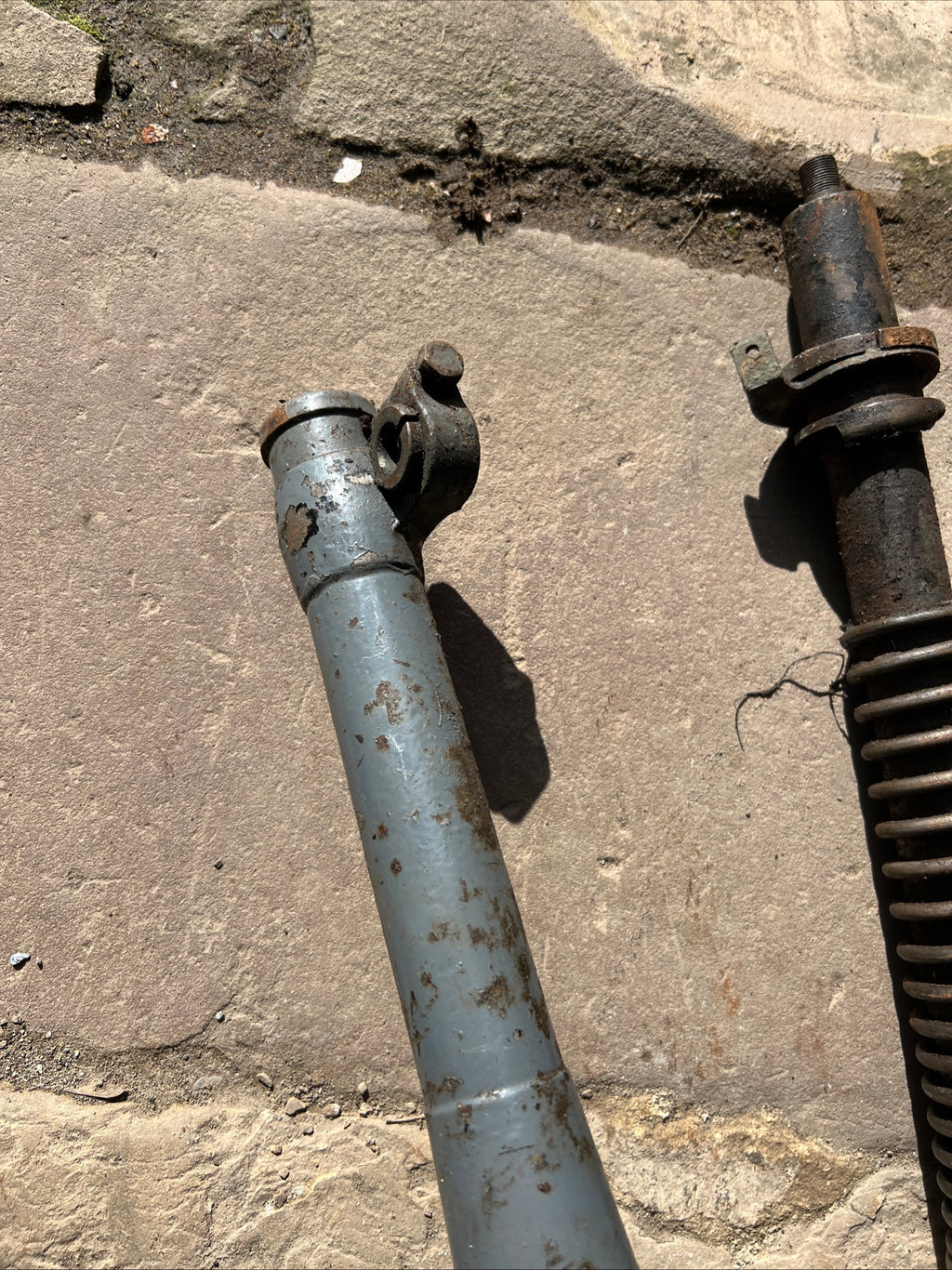 Velocette LE front fork legs used