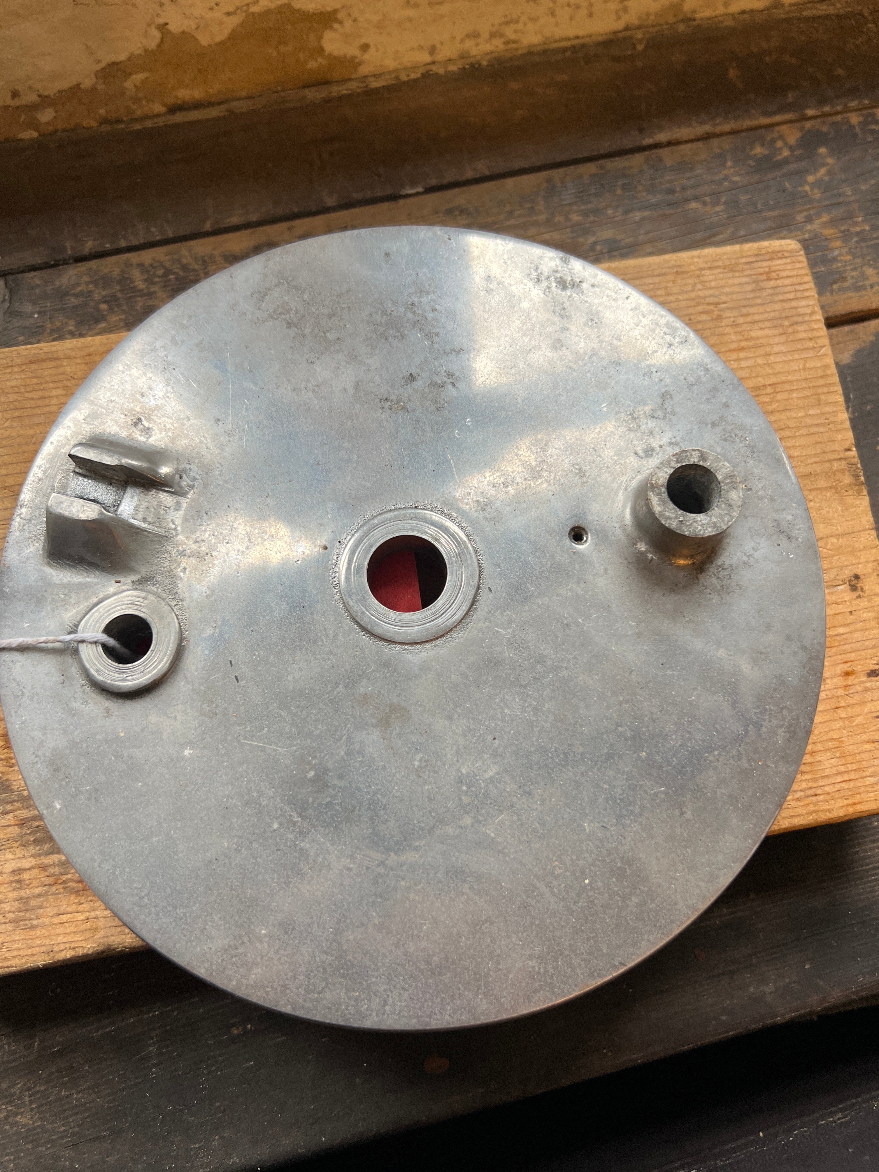 Triumph 3TA 5TA T100 front brake plate 7” NOS