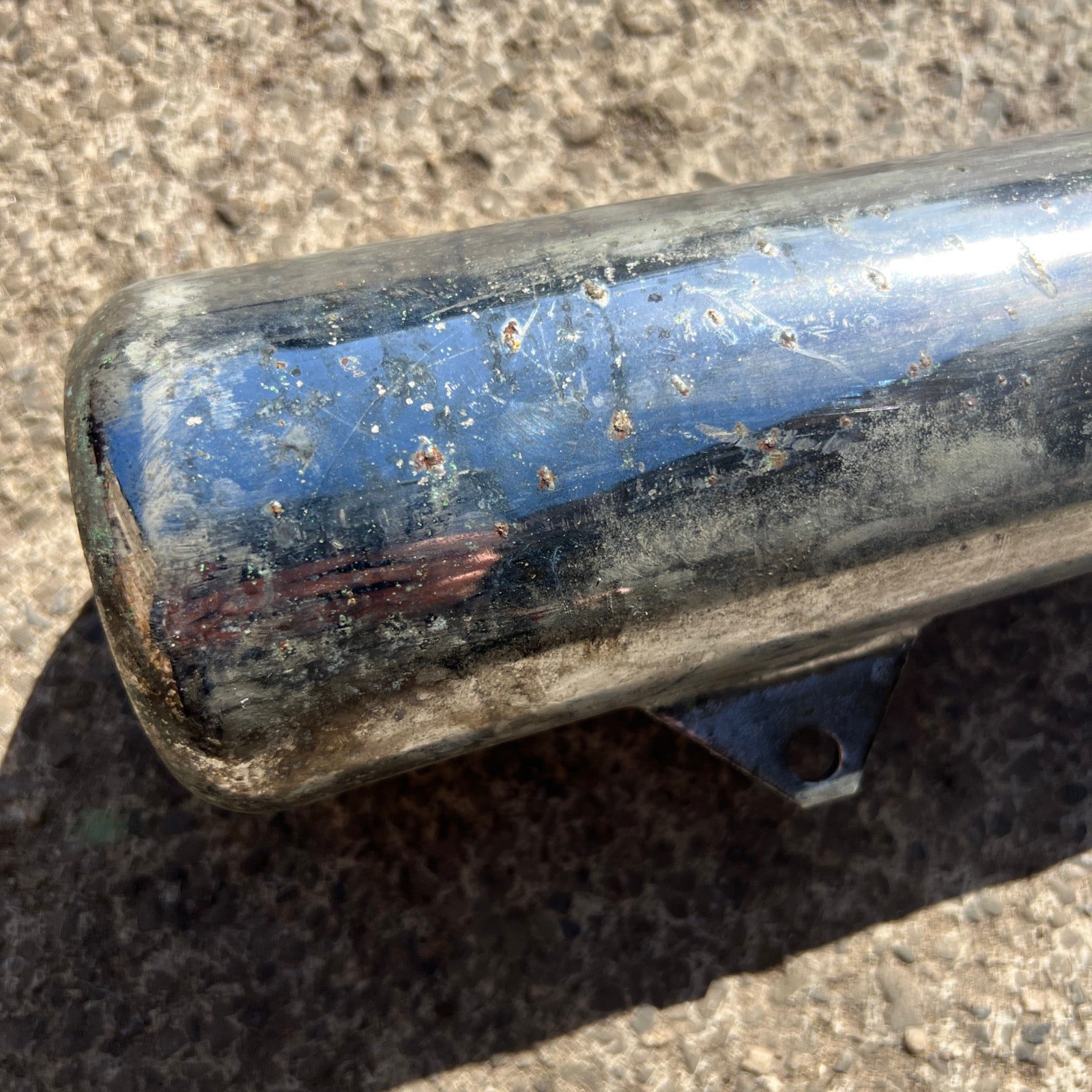 Universal megaphone silencer left hand