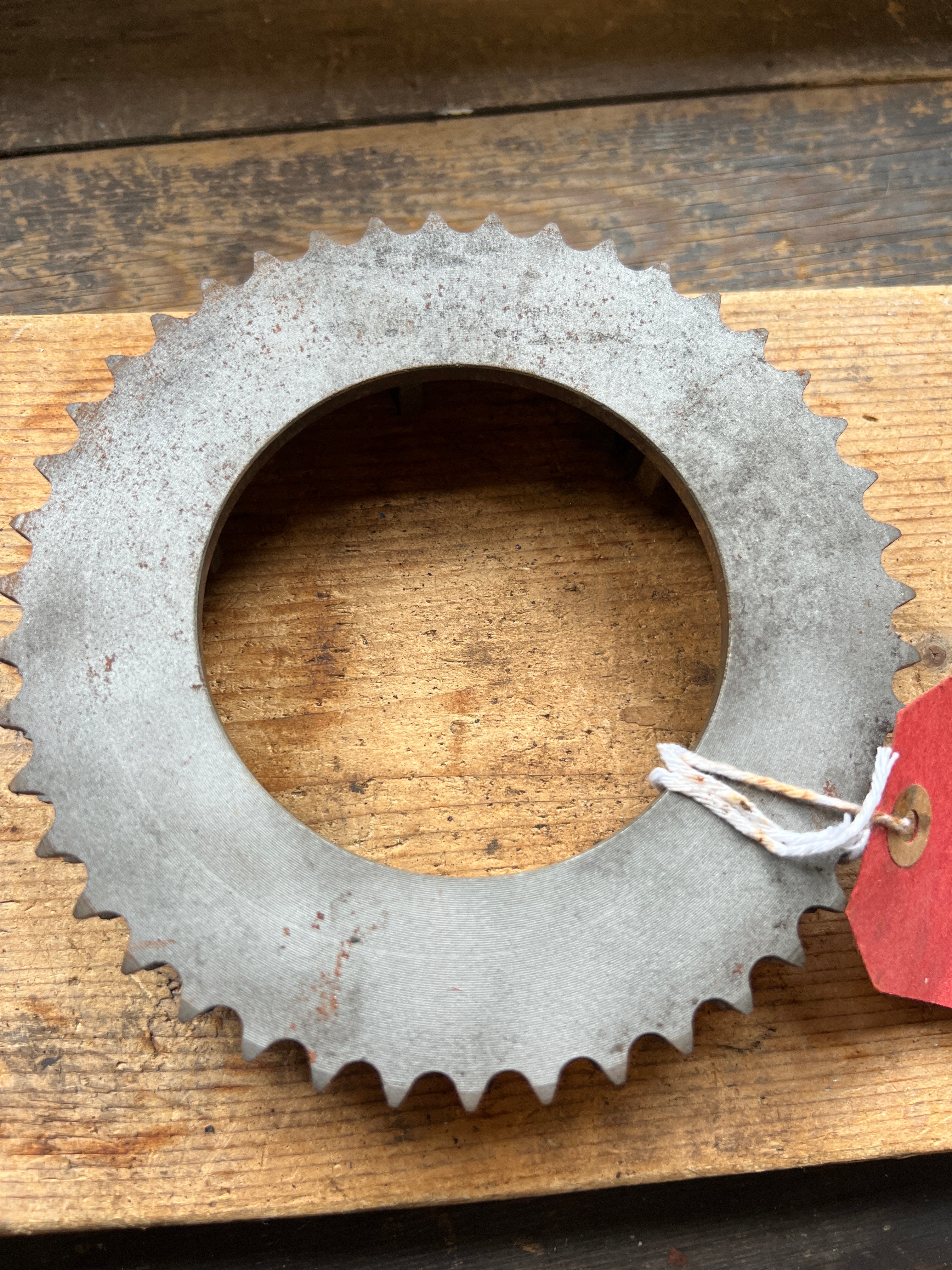 Triumph T160 primary shock absorber duplex sprocket 43T NOS