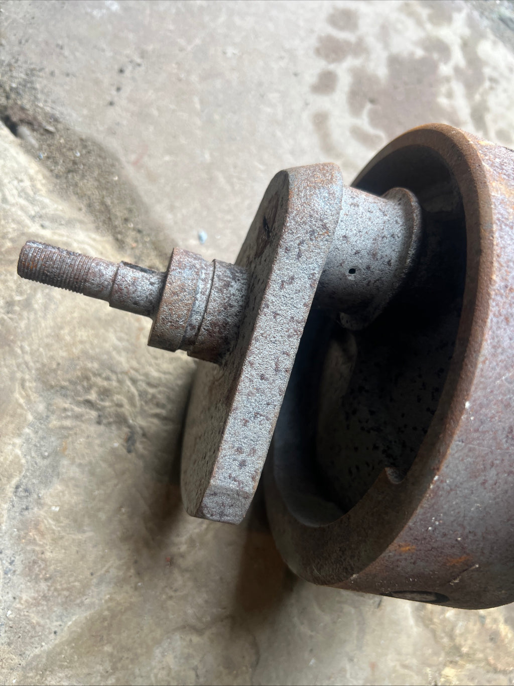BSA A50 crankshaft with flywheel used