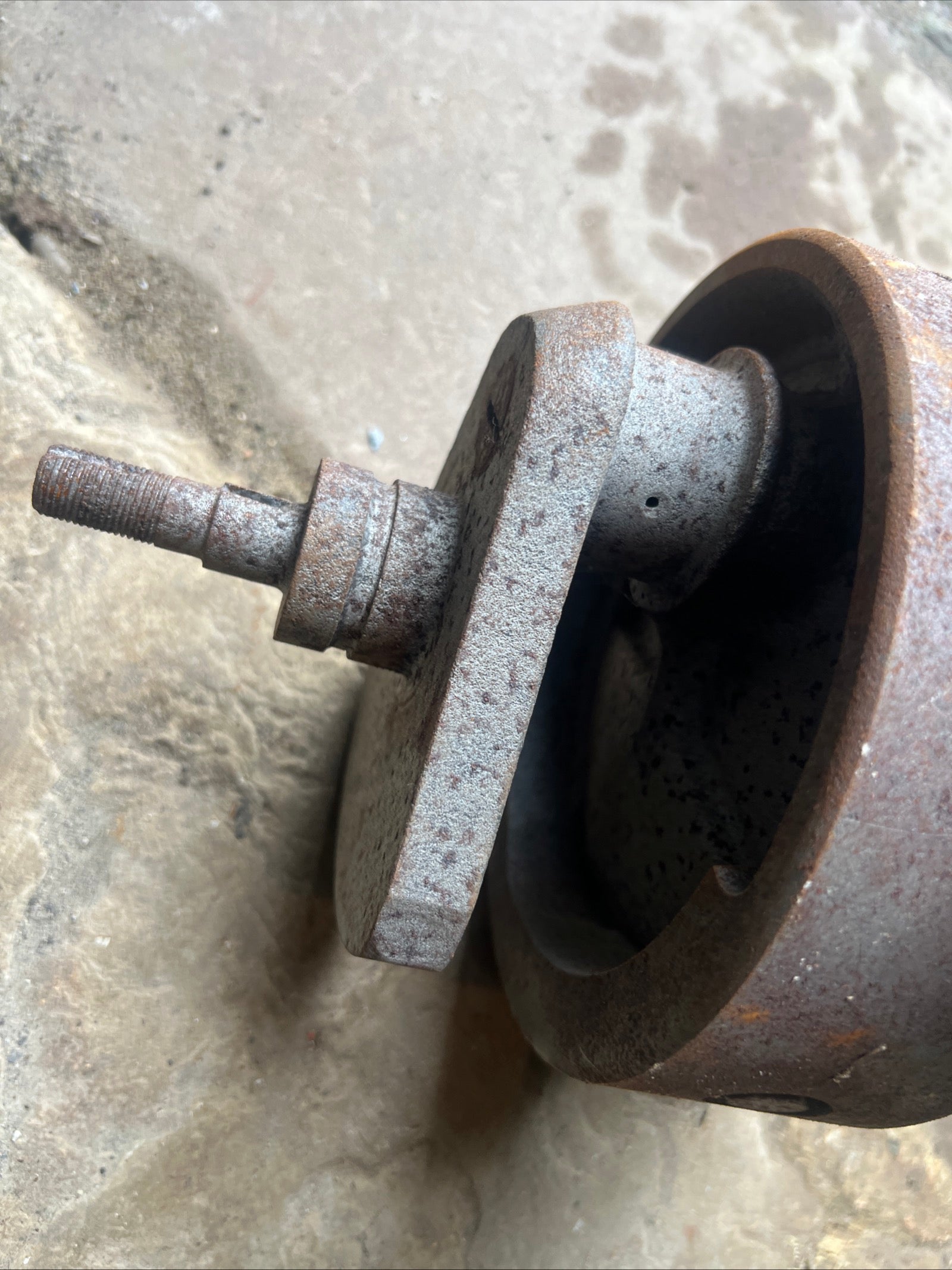 BSA A50 crankshaft with flywheel used