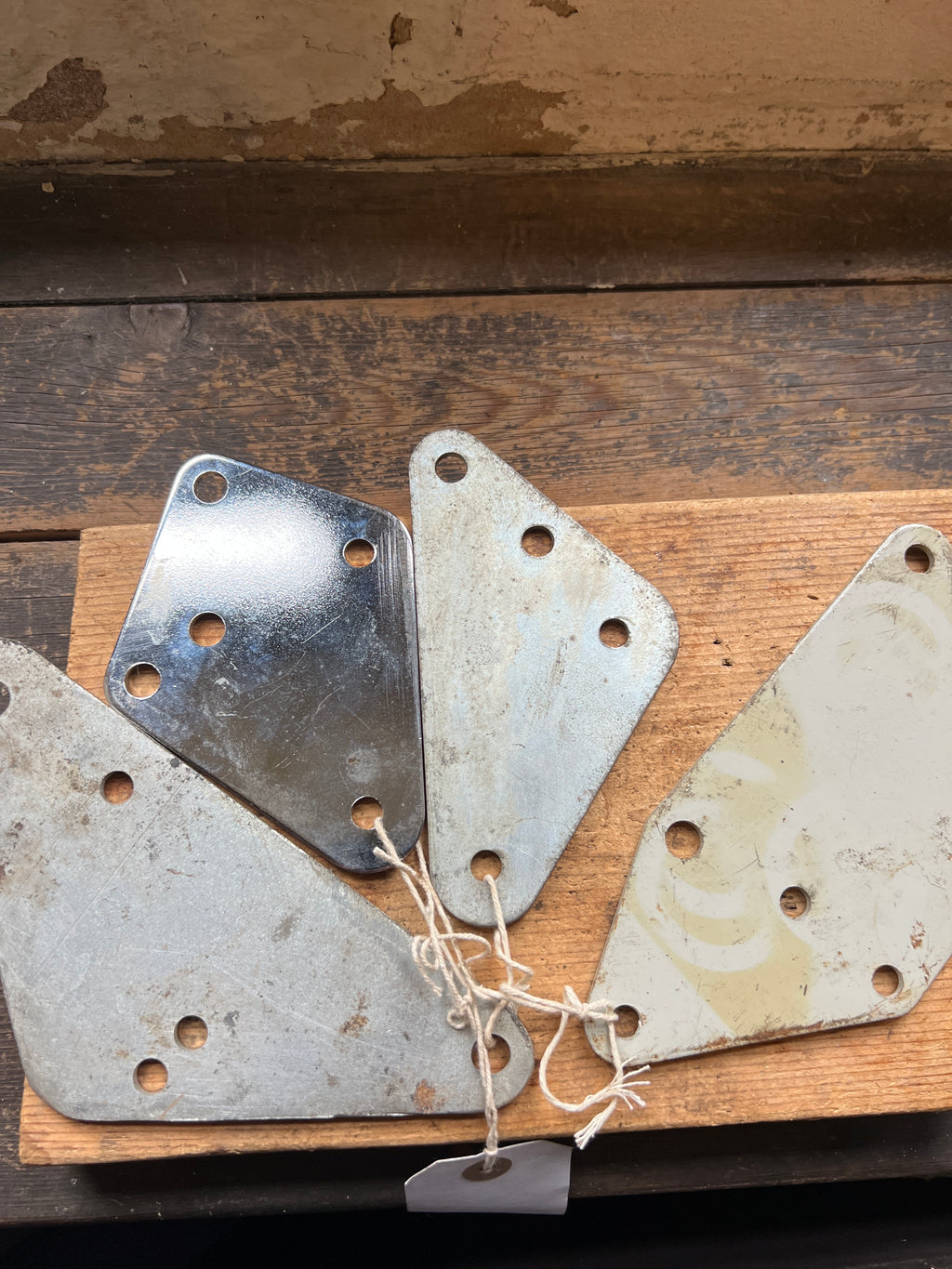 Norton commando all types exhaust steel flat brackets