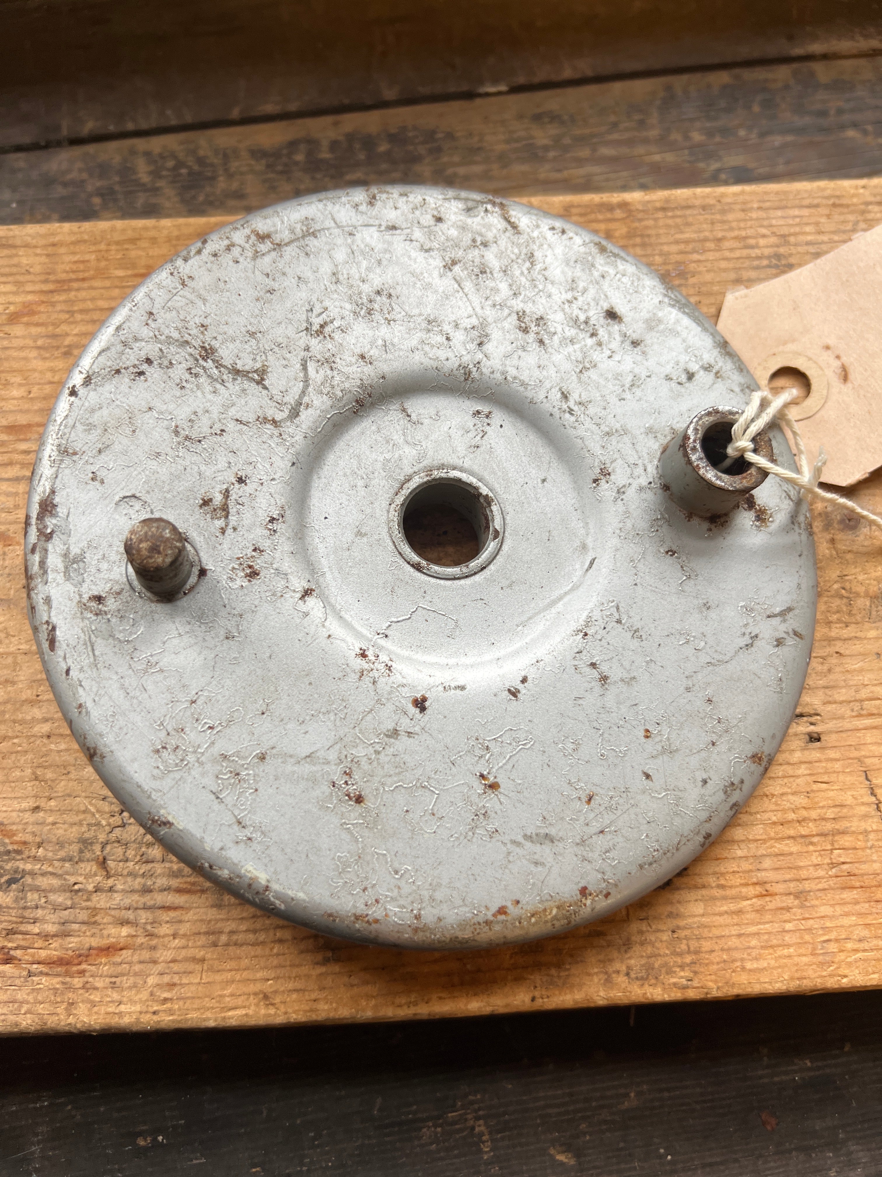 Triumph Tiger Cub BSA Bantam lightweight fork front brake plate NOS
