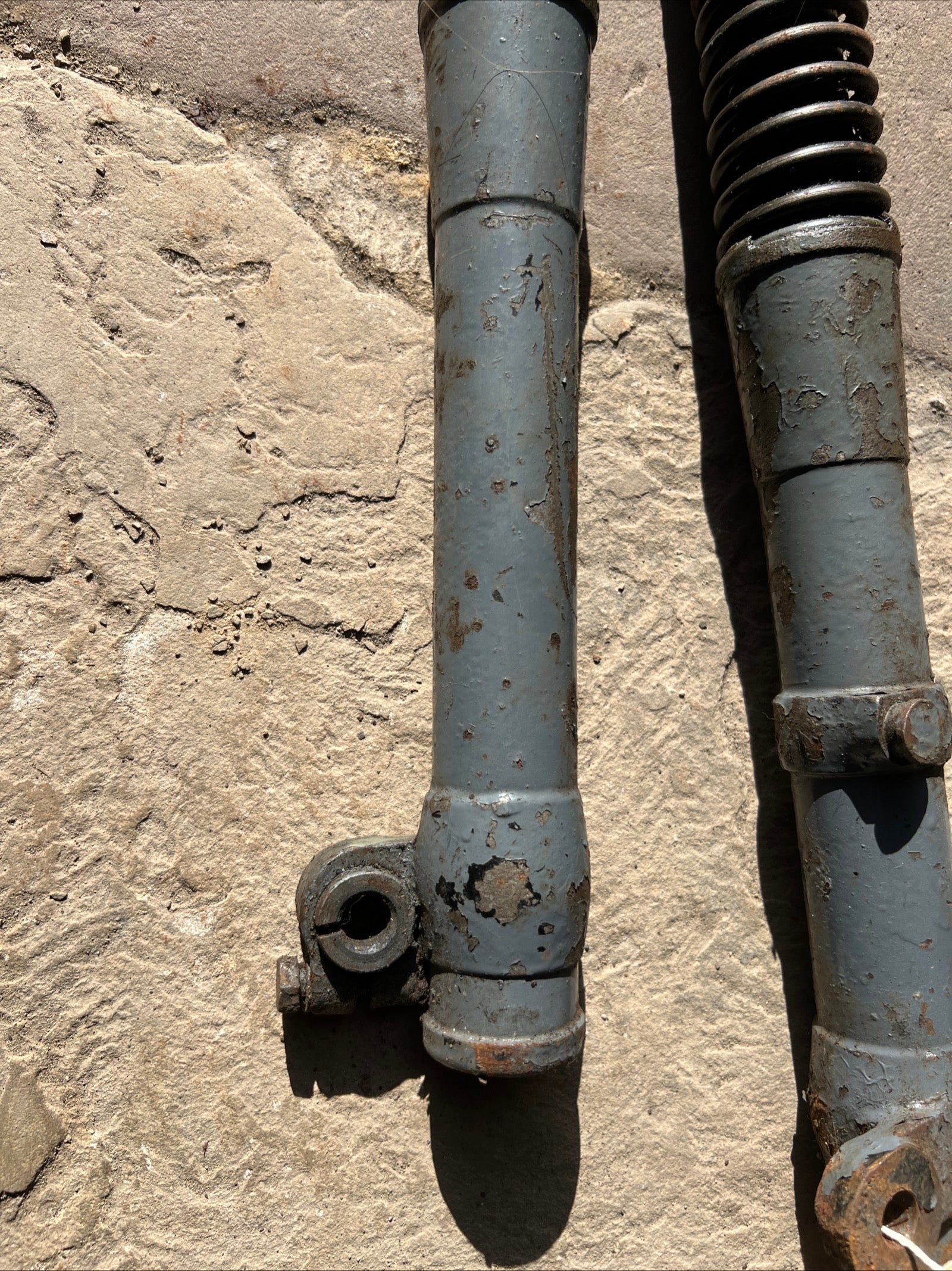 Velocette LE front fork legs used