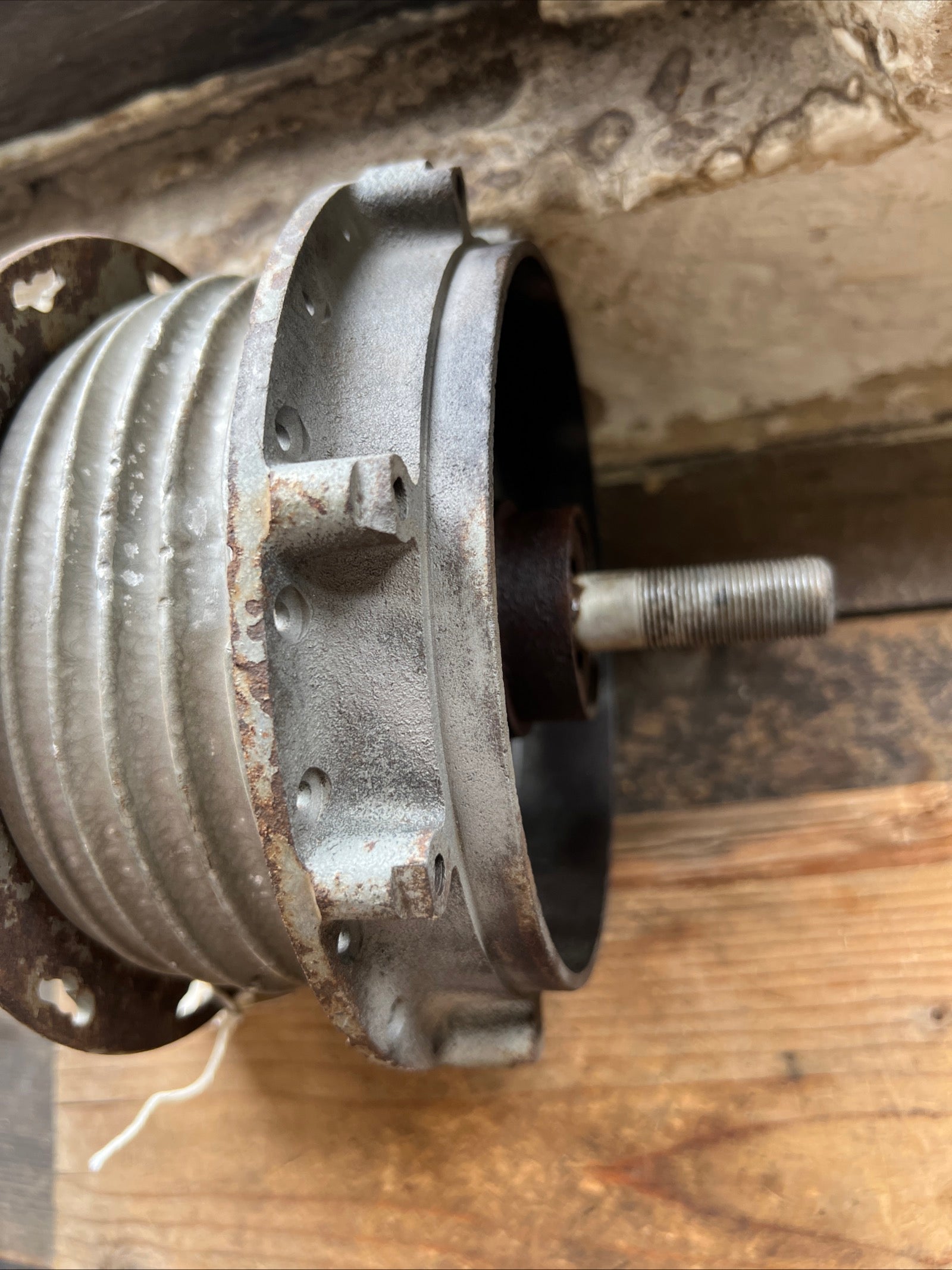 BSA Bantam Bushman very late full width rear hub