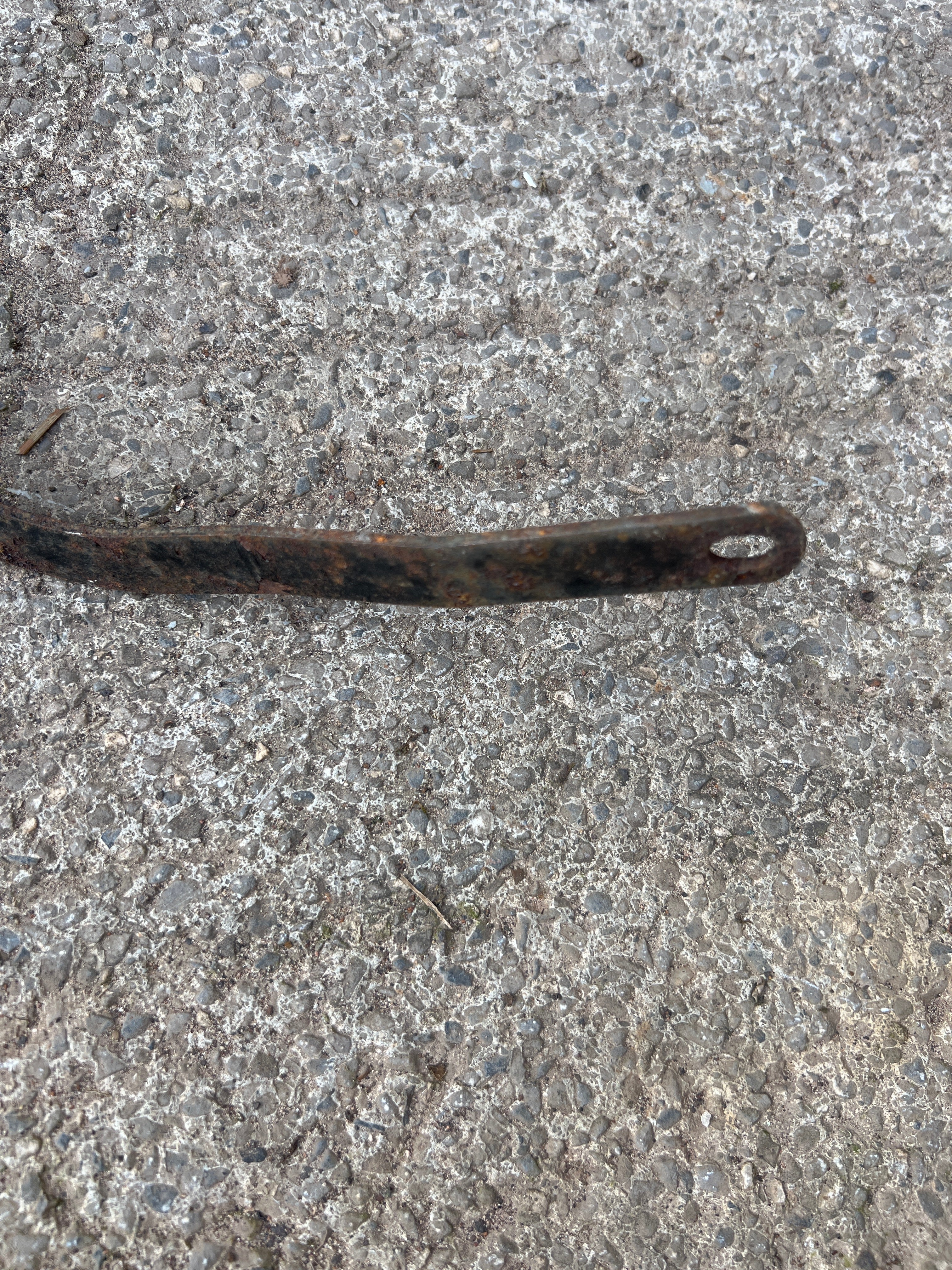Triumph TR6C high level exhaust bracket NOS