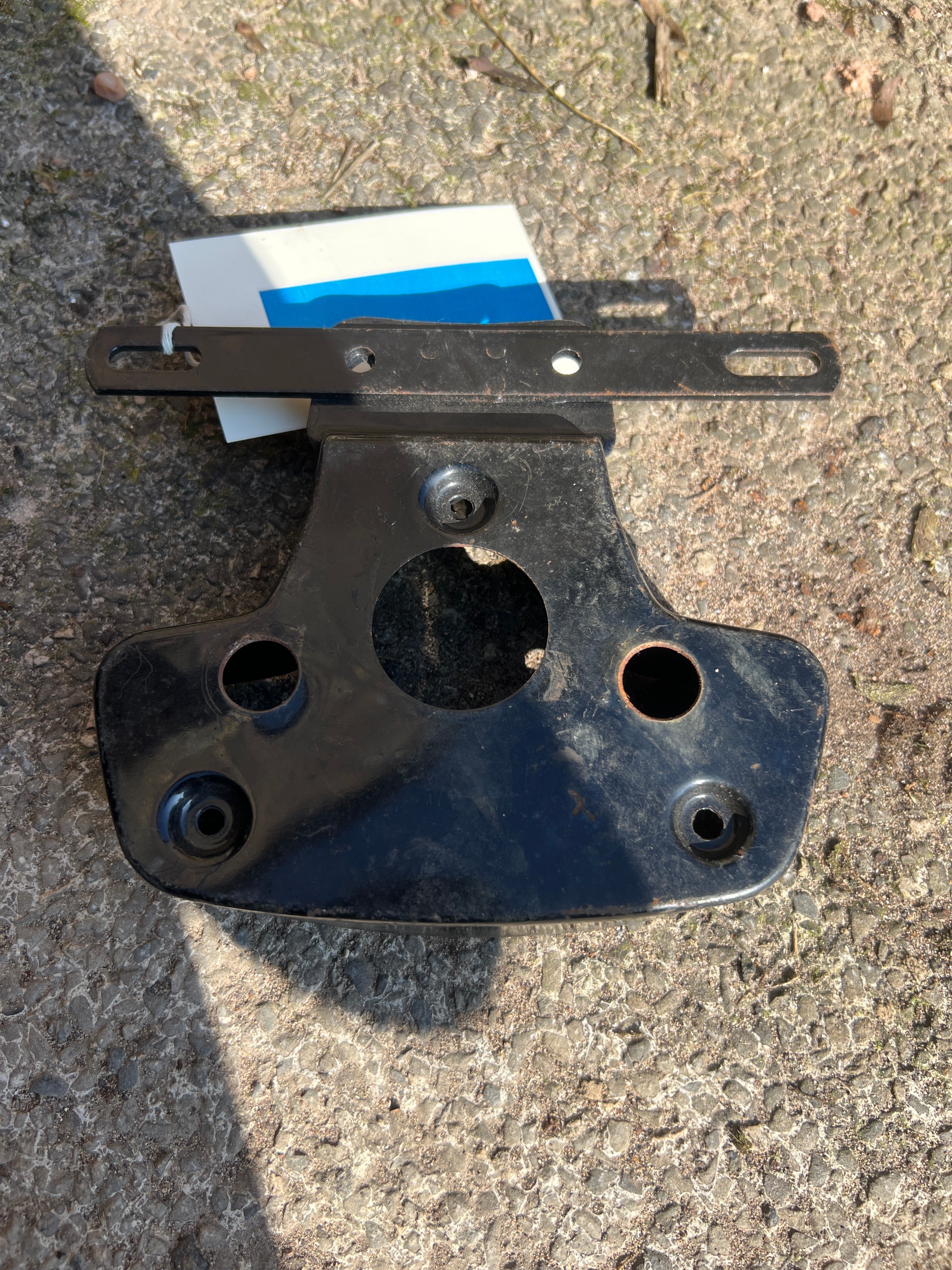 BSA Triumph export rear light & number plate bracket NOS