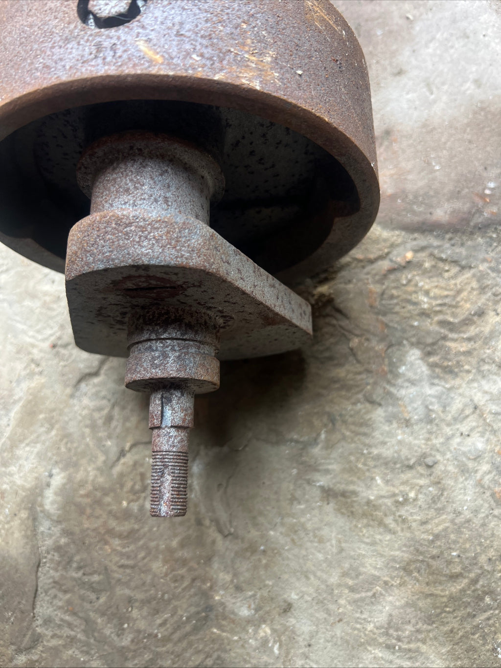 BSA A50 crankshaft with flywheel used