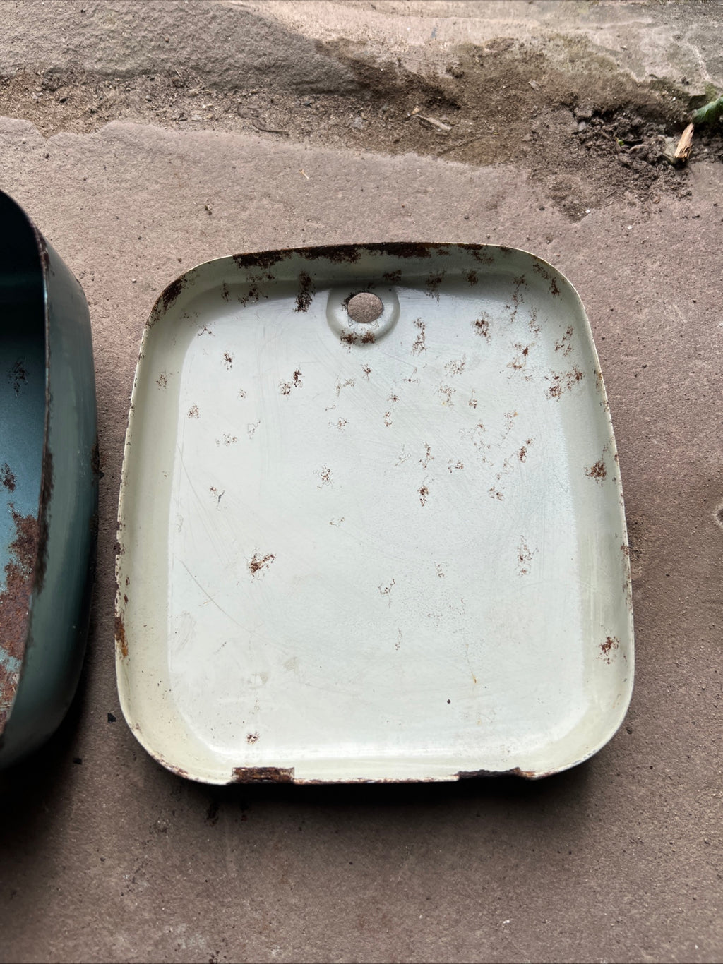 Triumph Tigress BSA Sunbeam scooter 6V battery box & Lid