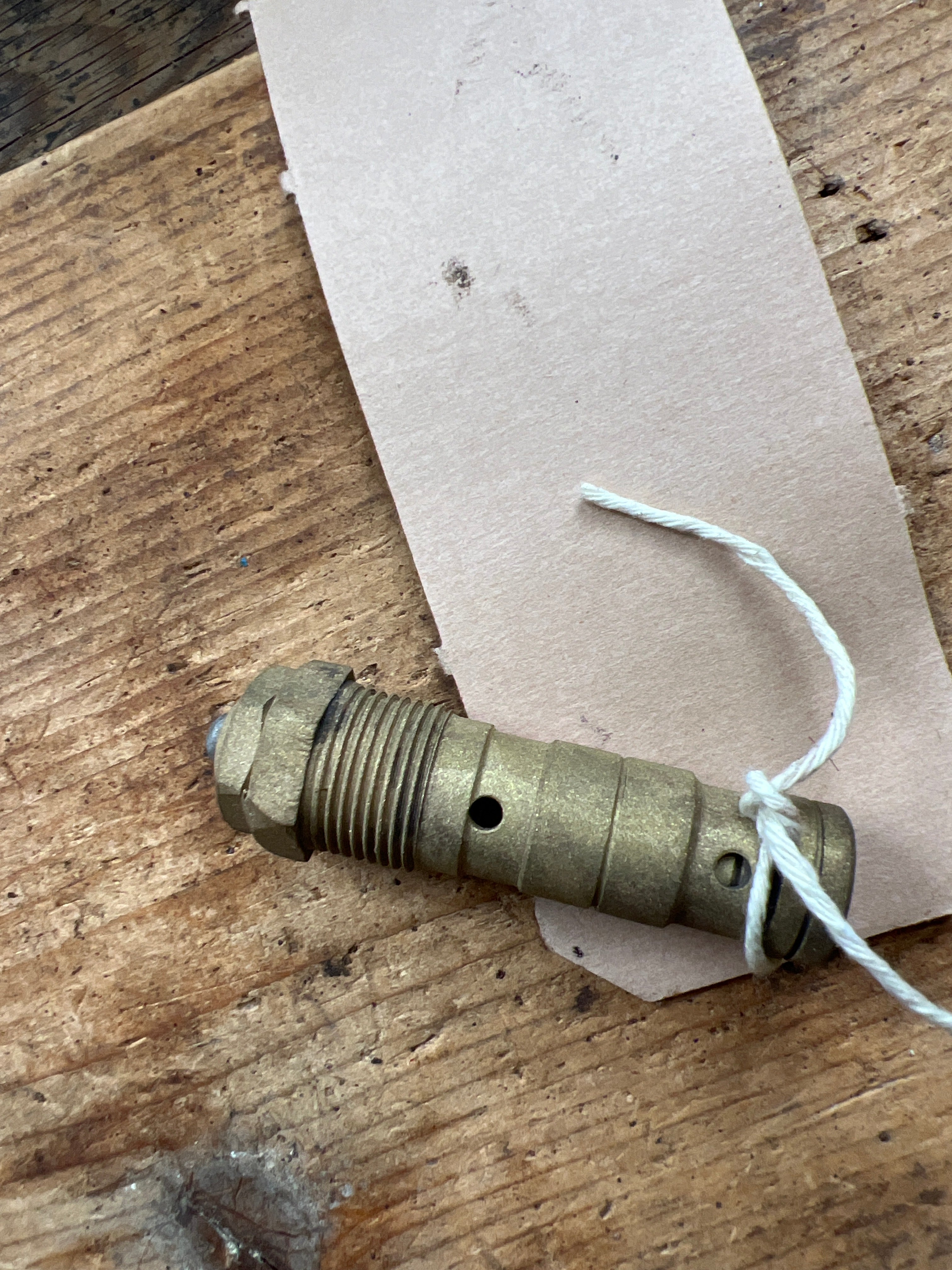 Norton 16H EX WD engine oil pressure valve NOS