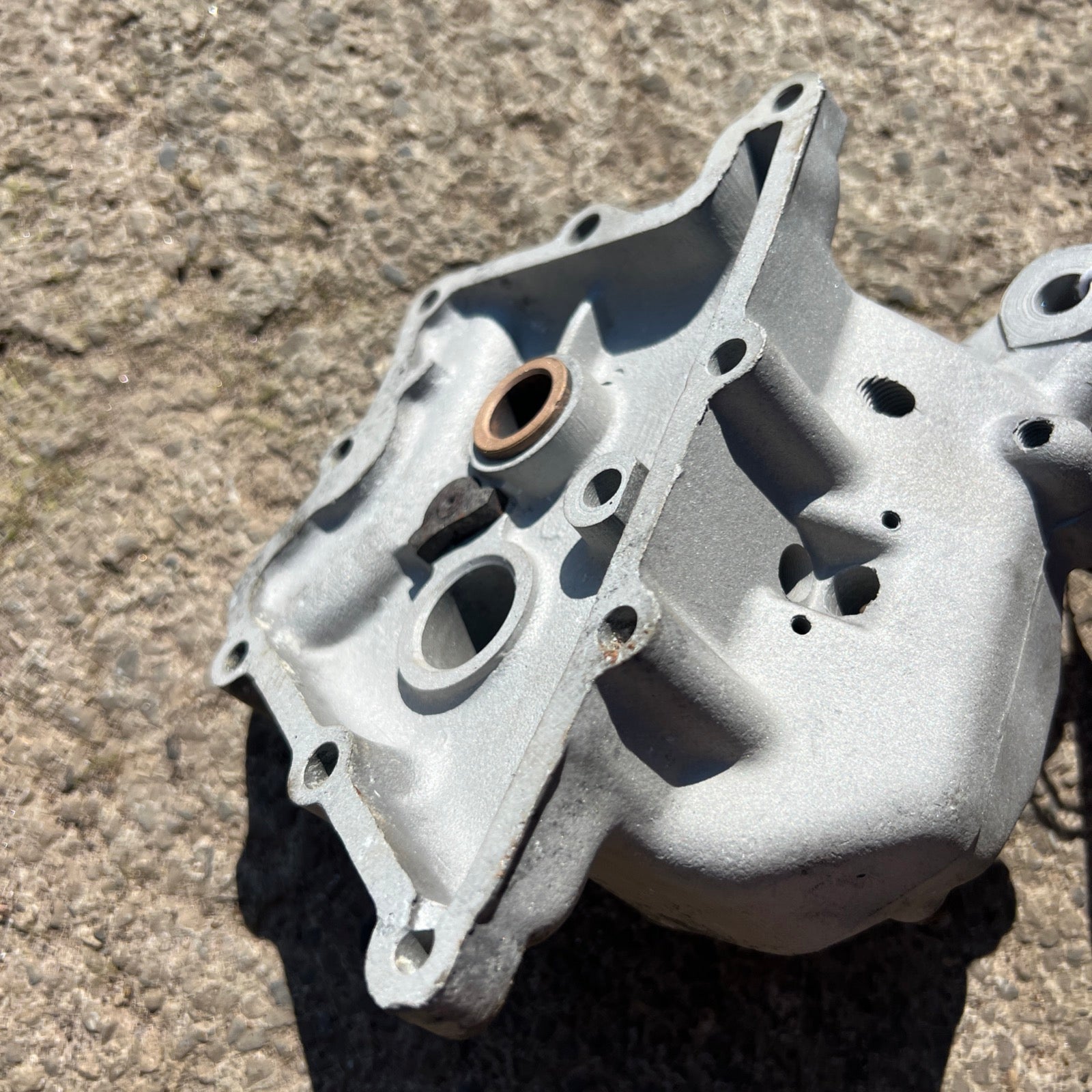 Triumph Tigress BSA Sunbeam kickstart & gear change alloy main housing & outer cover
