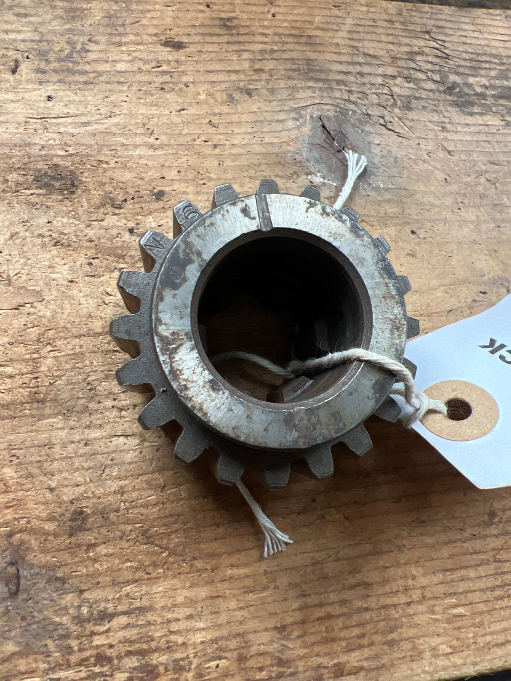 BSA A7 A10 swinging arm & plunger gearbox main shaft 3rd sliding gear 67-3201 20 Tooth