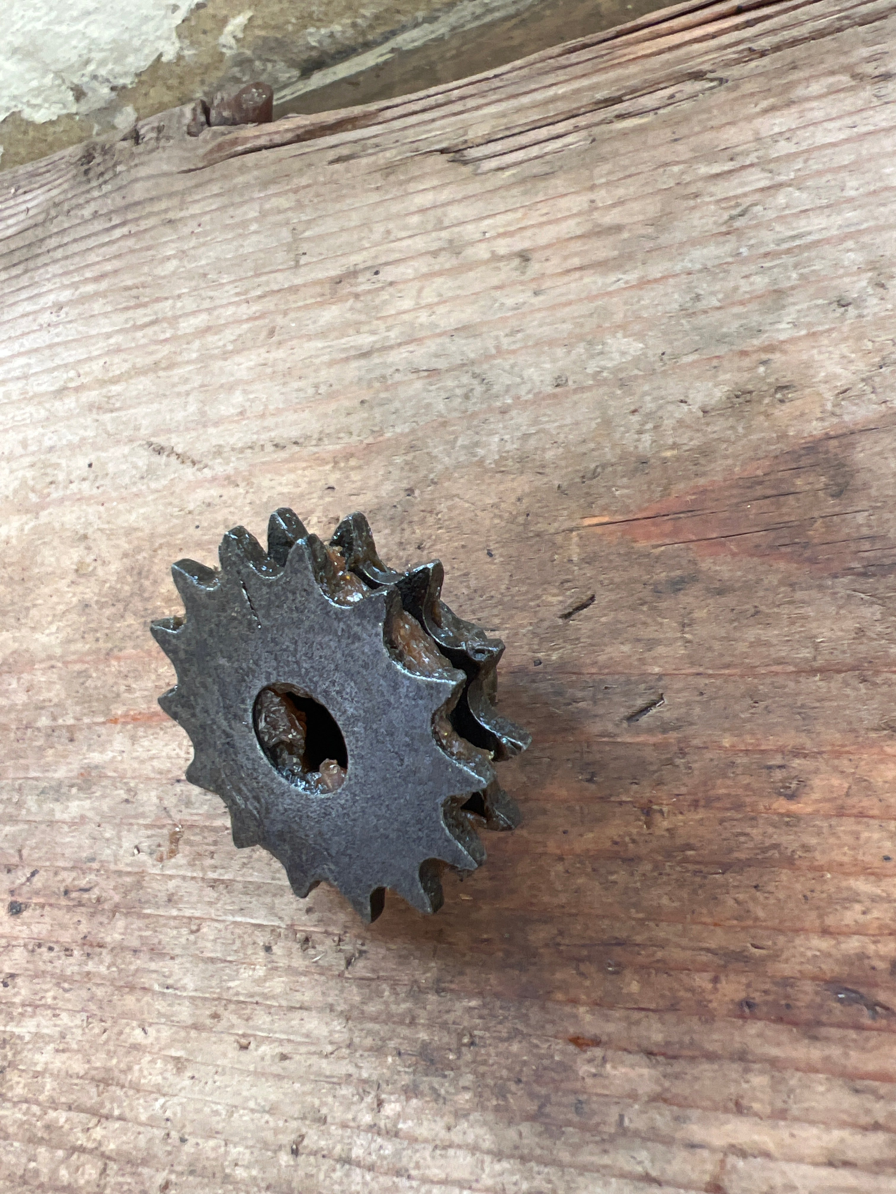 Royal Enfield crusader crank cam drive duplex sprocket