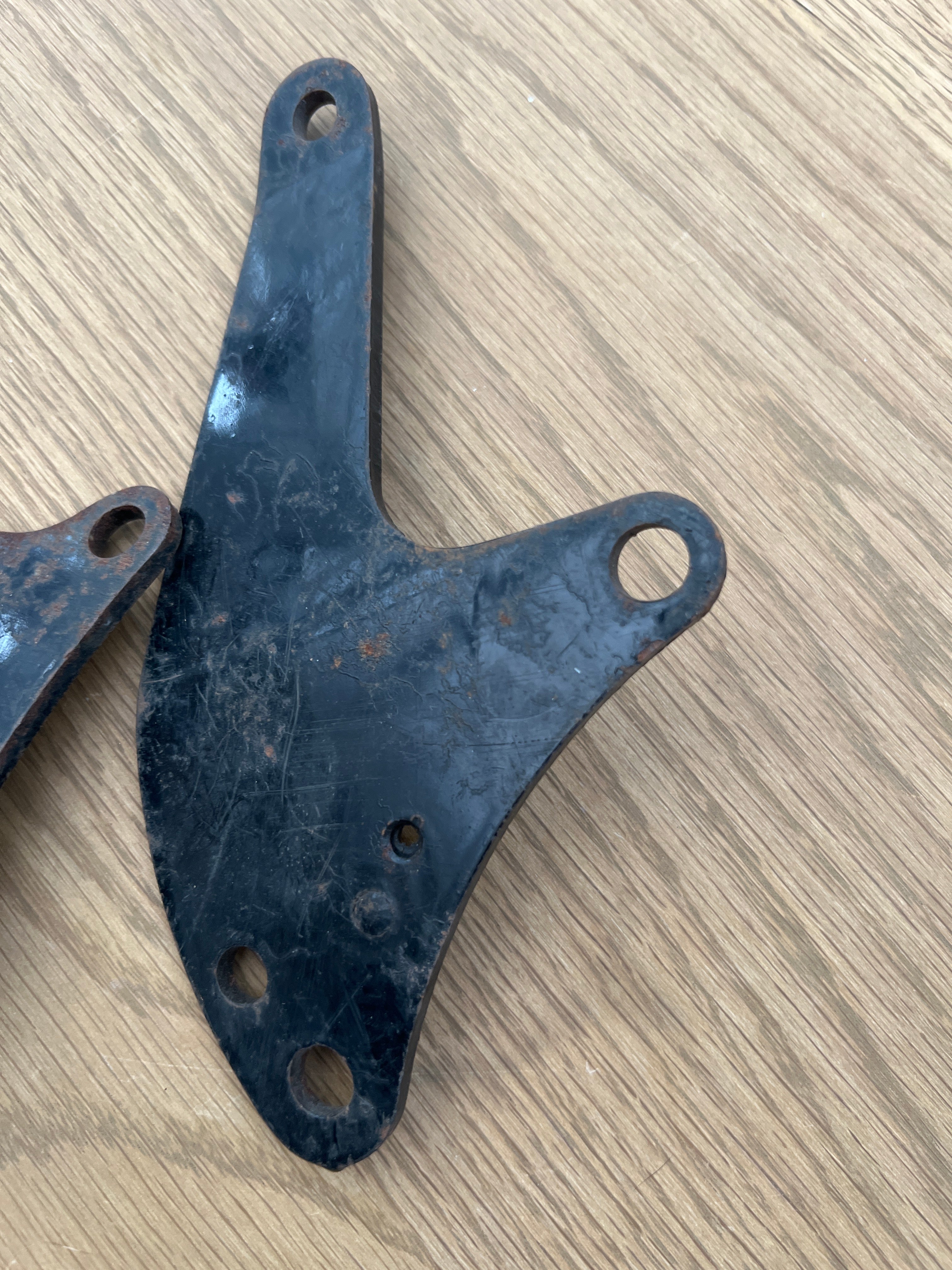 Late Bantam swinging arm type pillion footrest brackets 90-4299
