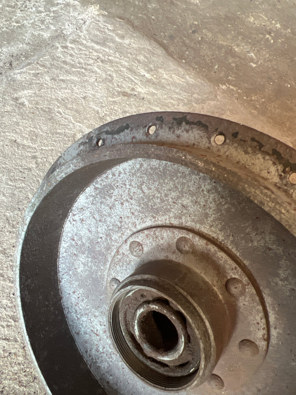 BSA 7” single sided front hub