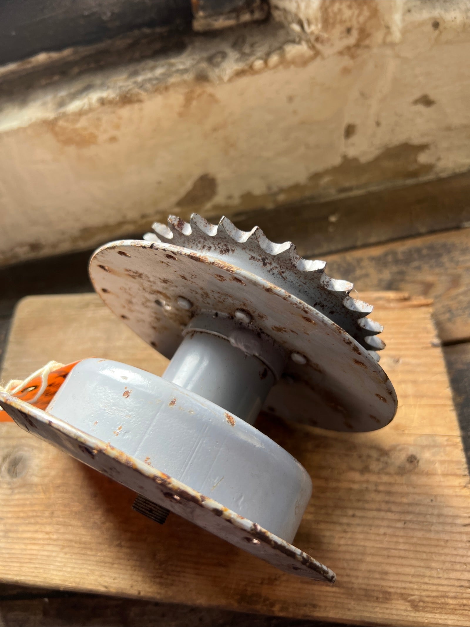 BSA Dandy 70 rear wheel hub with sprocket and sprocket & bearings