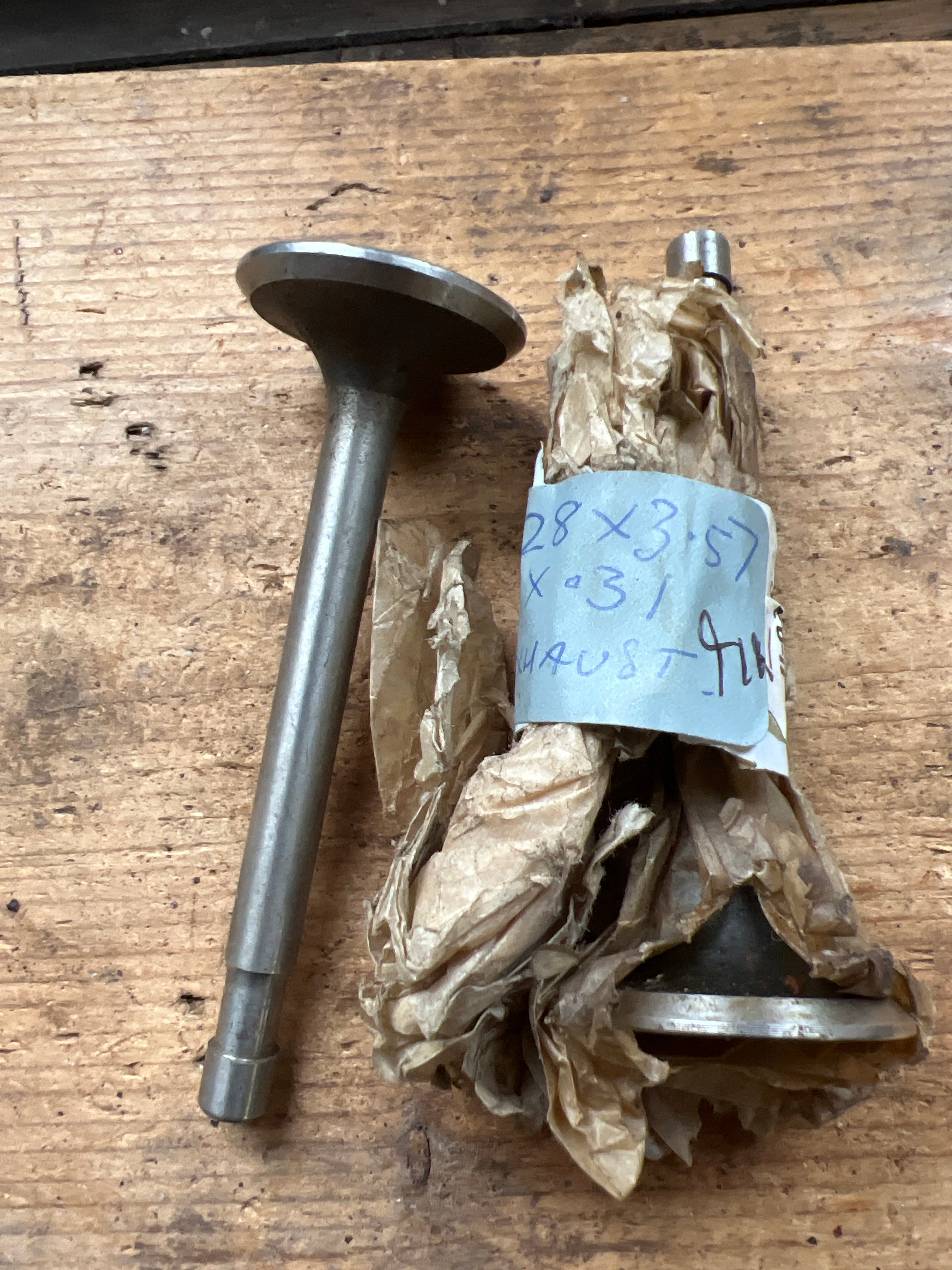 BSA C11 C12 Inlet & Exhaust valve Genuine new old stock
