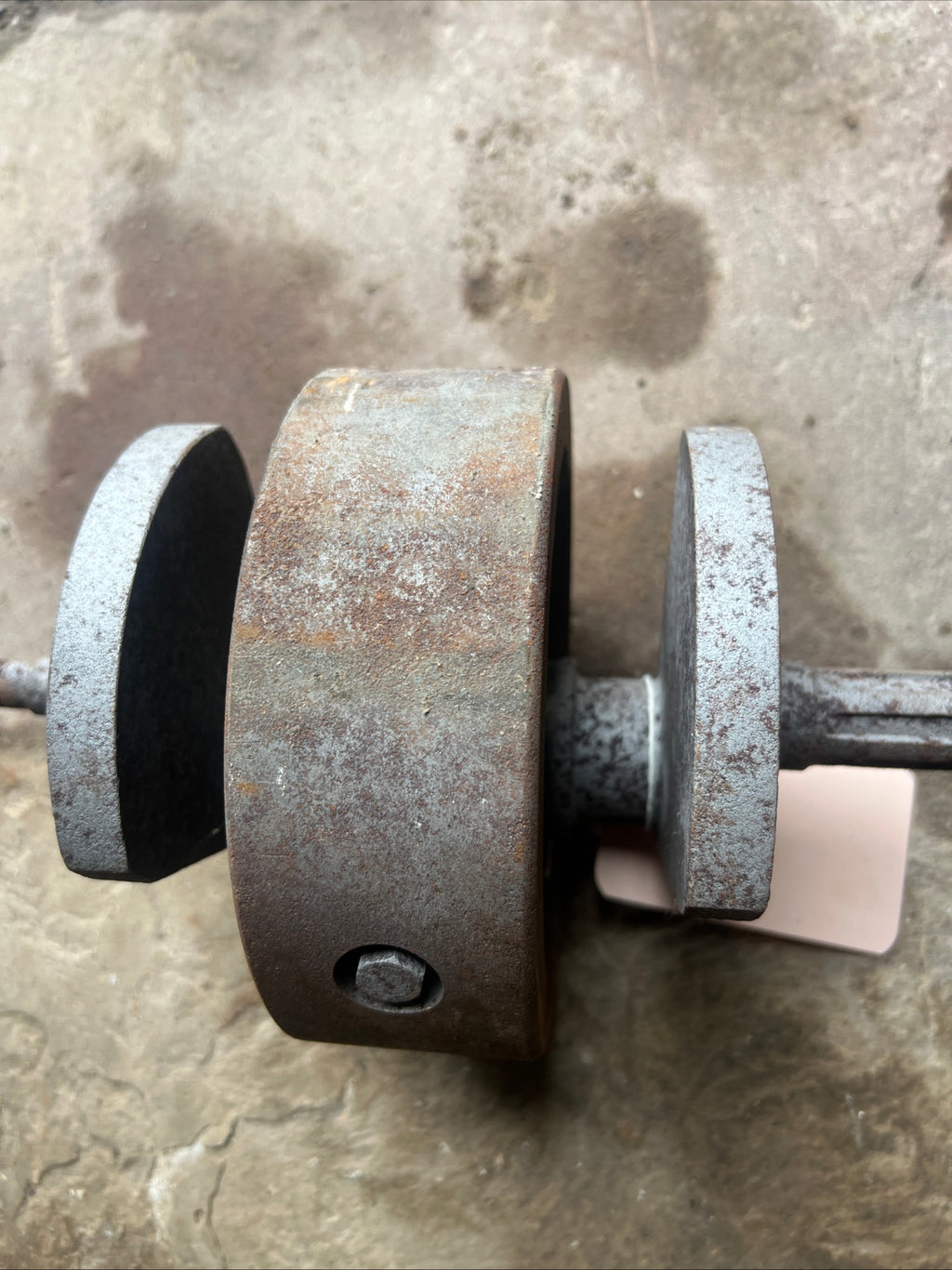 BSA A50 crankshaft with flywheel used