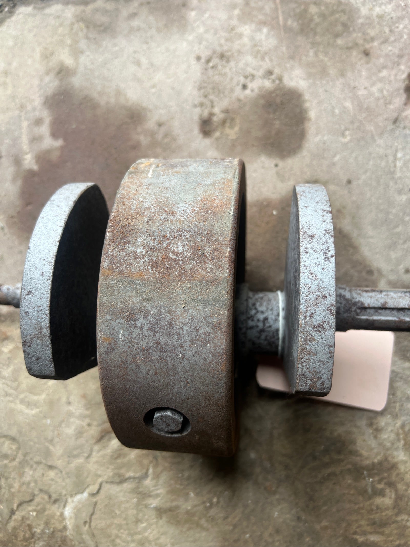 BSA A50 crankshaft with flywheel used