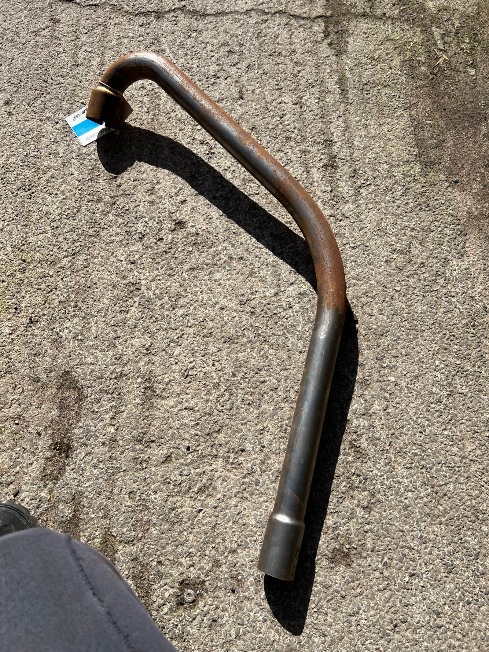 Velo viper venom swept back exhaust pipe