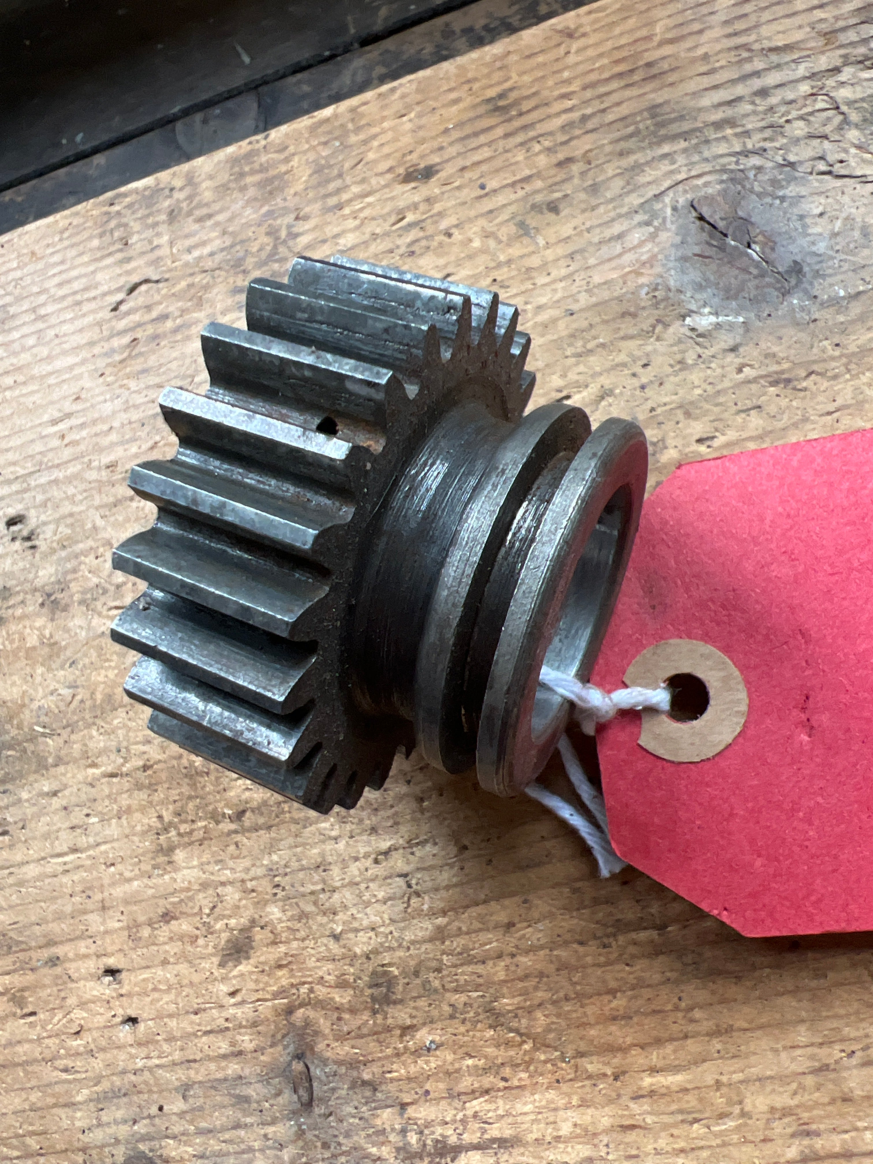 Triumph T917 4 speed gearbox mainshaft 3rd gear