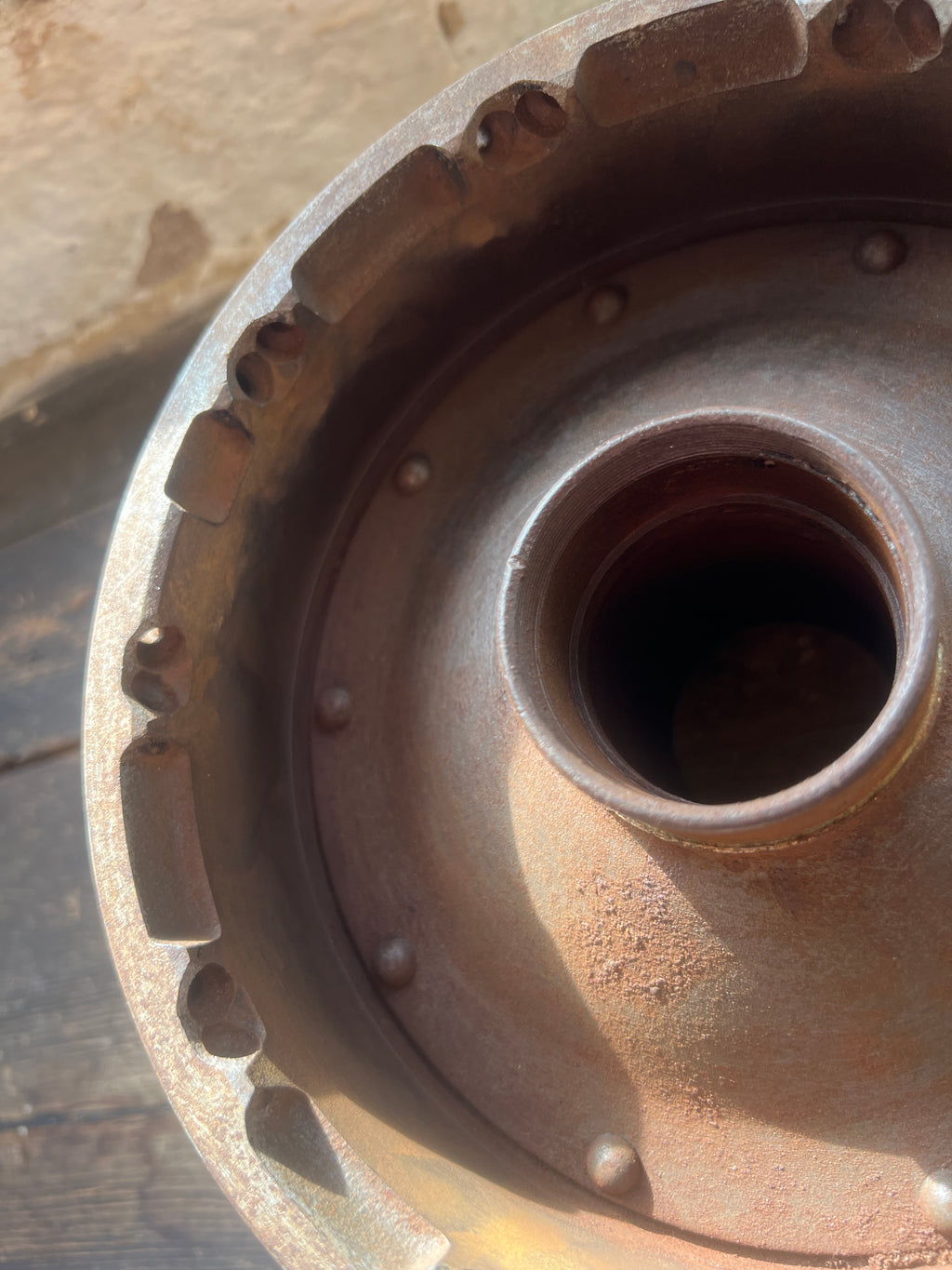 Triumph 3TA 5TA T100A 7” single leading shoe front full width wheel hub