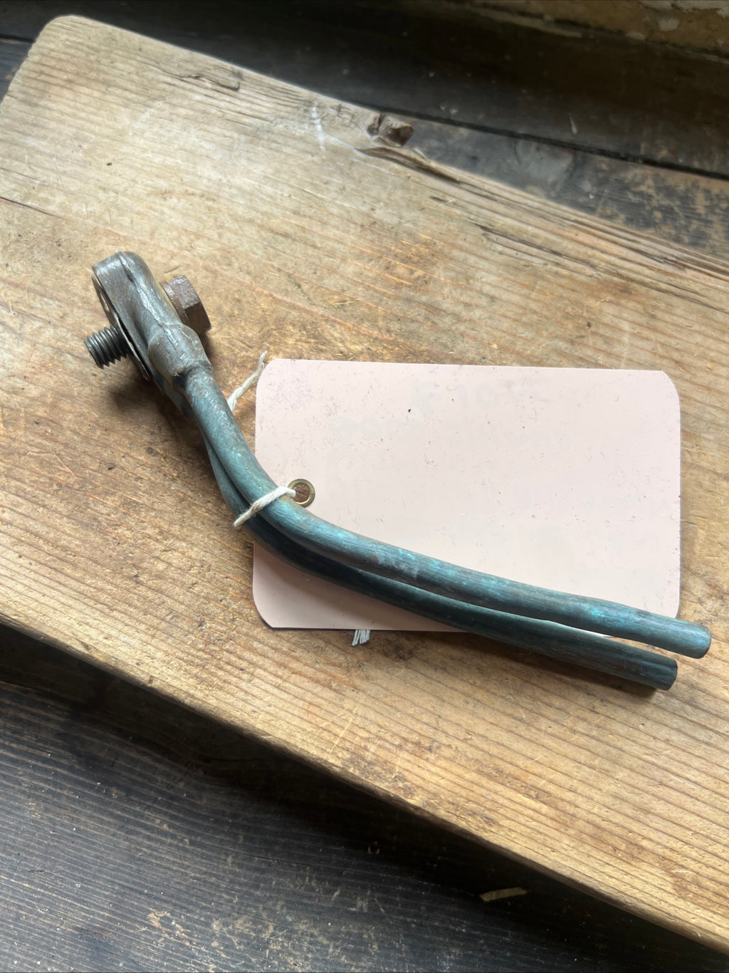 BSA ZA7 Rigid frame, Twin, Engine feed and return oil pipes