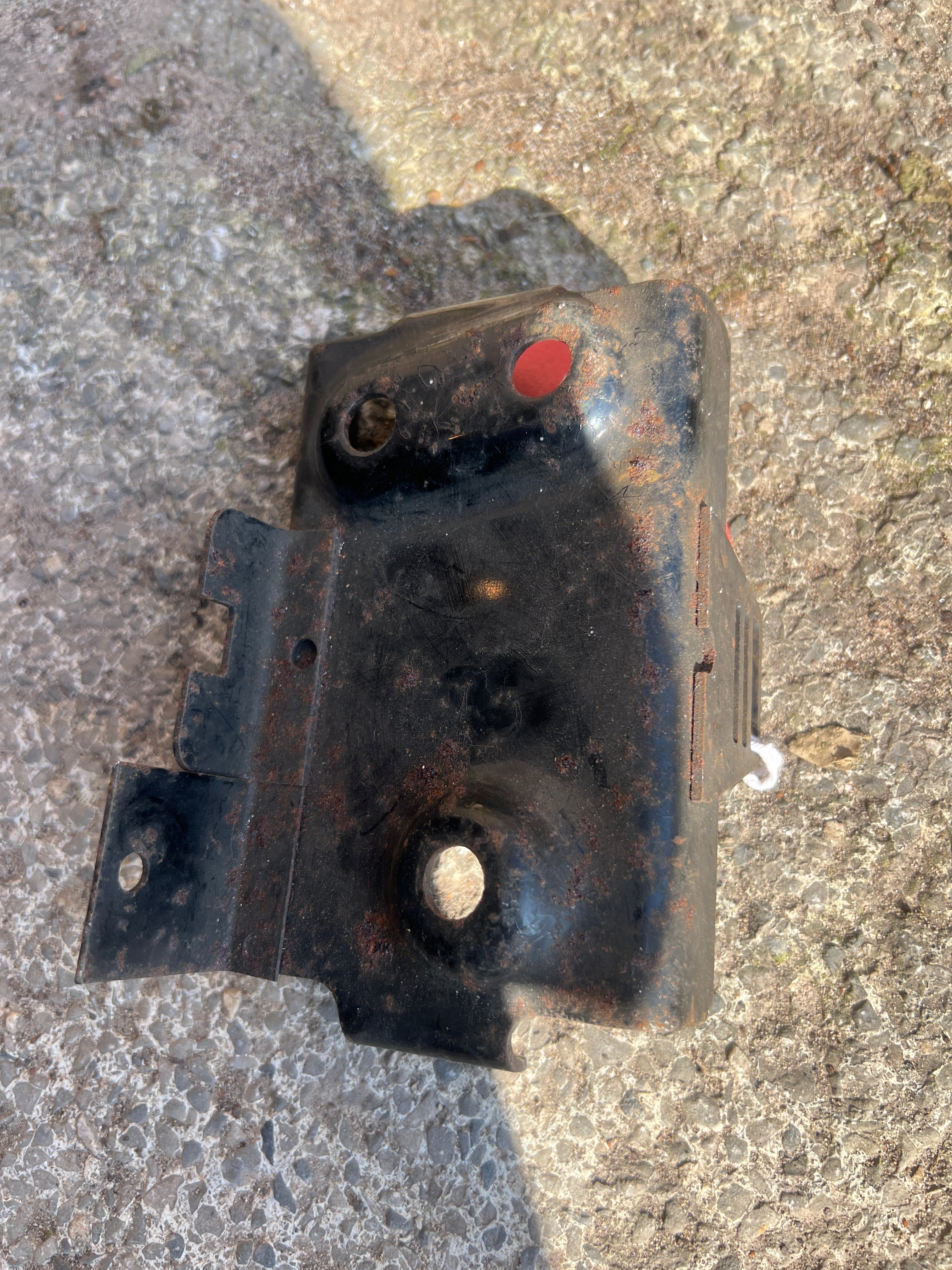 BSA B25 B44 pre oil frame battery tray NOS