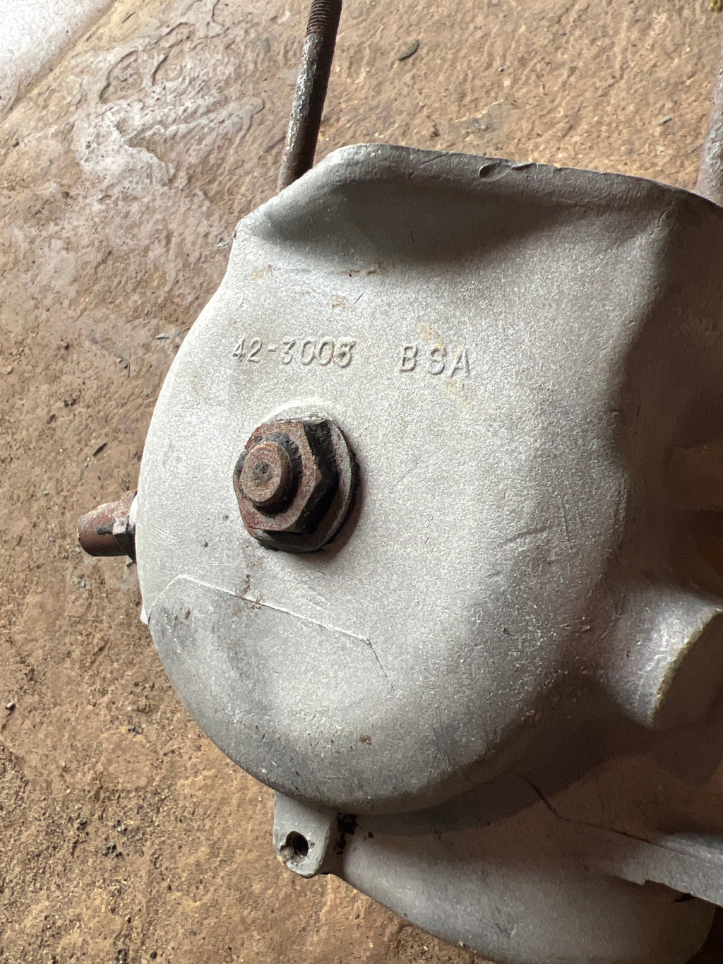 BSA 350 500 650 swinging arm 4 speed gearbox shell