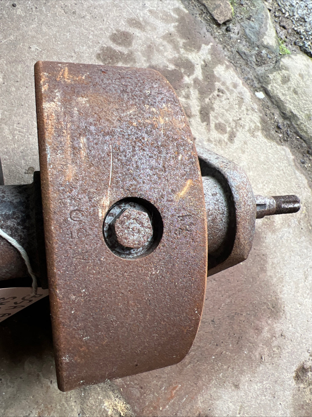 BSA A50 crankshaft with flywheel used