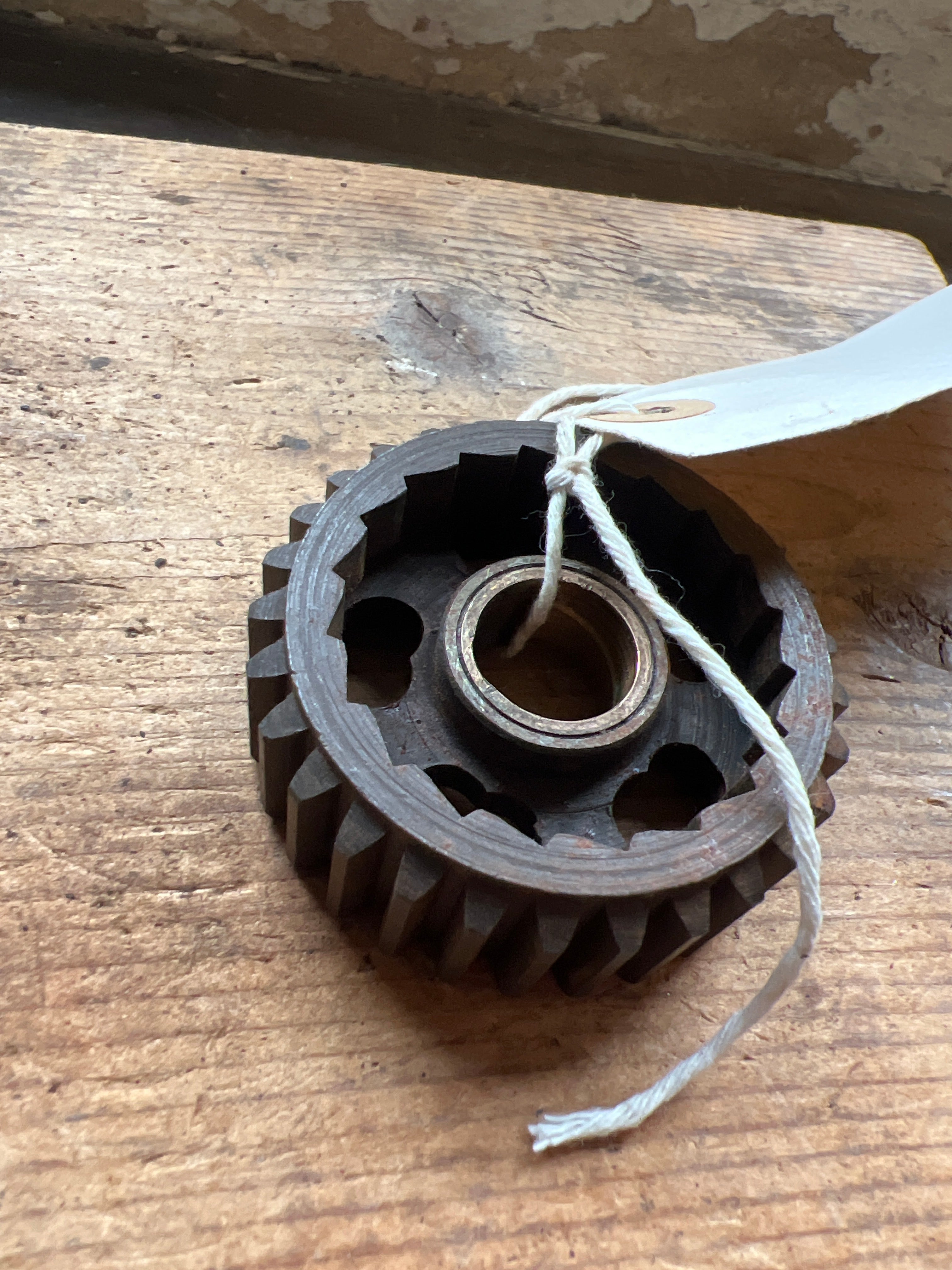 BSA early C15 distributor type kickstart ratchet gear with bush 40-3176
