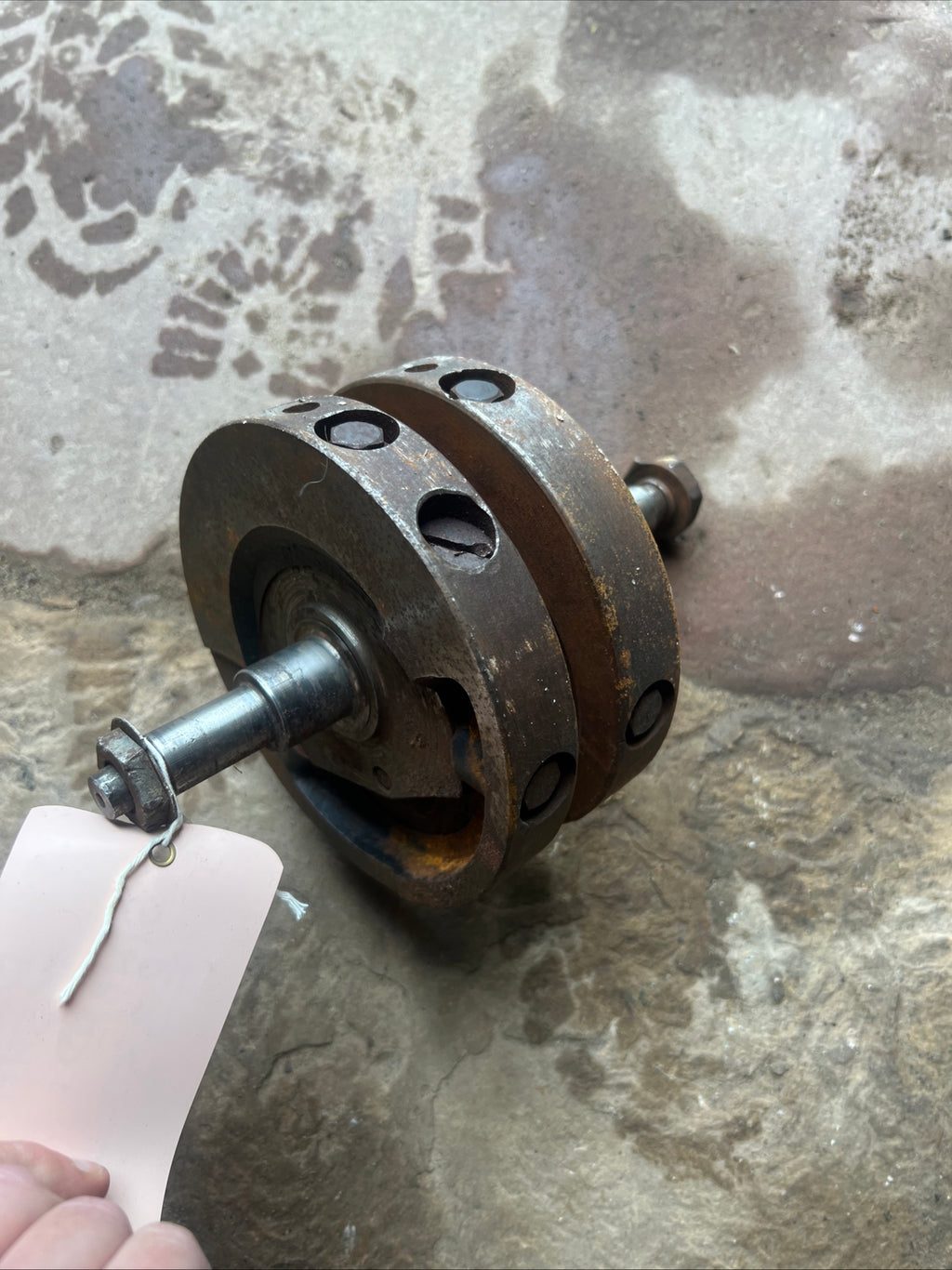 BSA B25 crank shaft