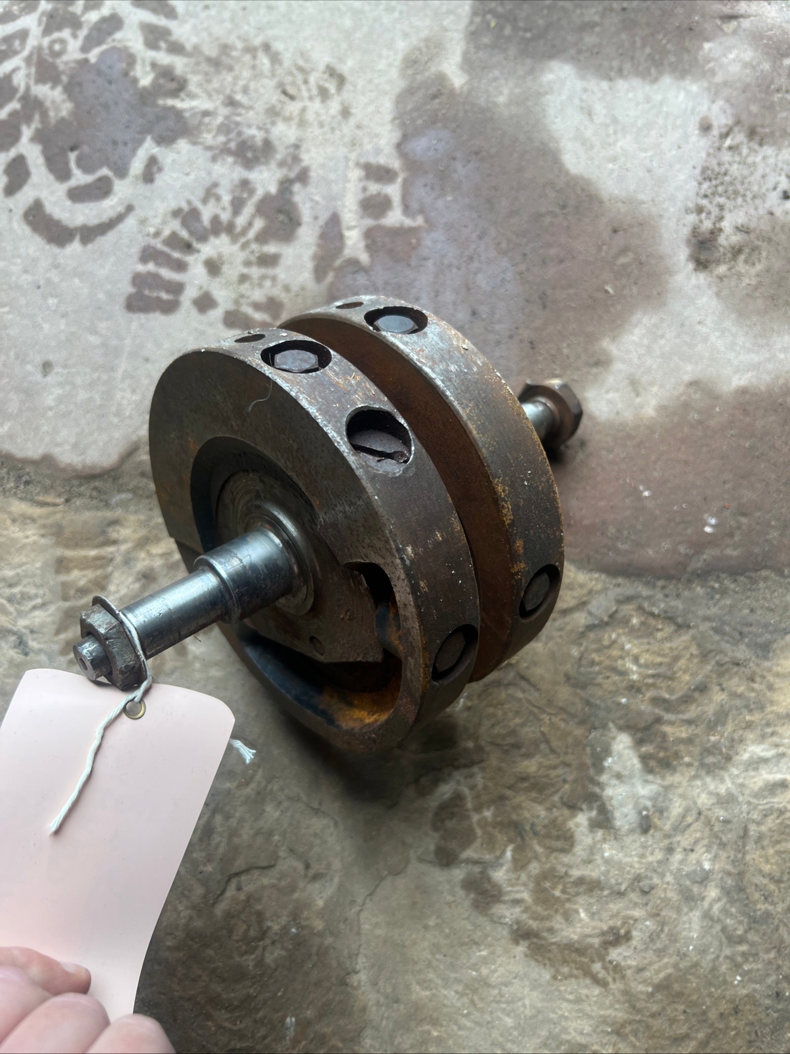 BSA B25 crank shaft