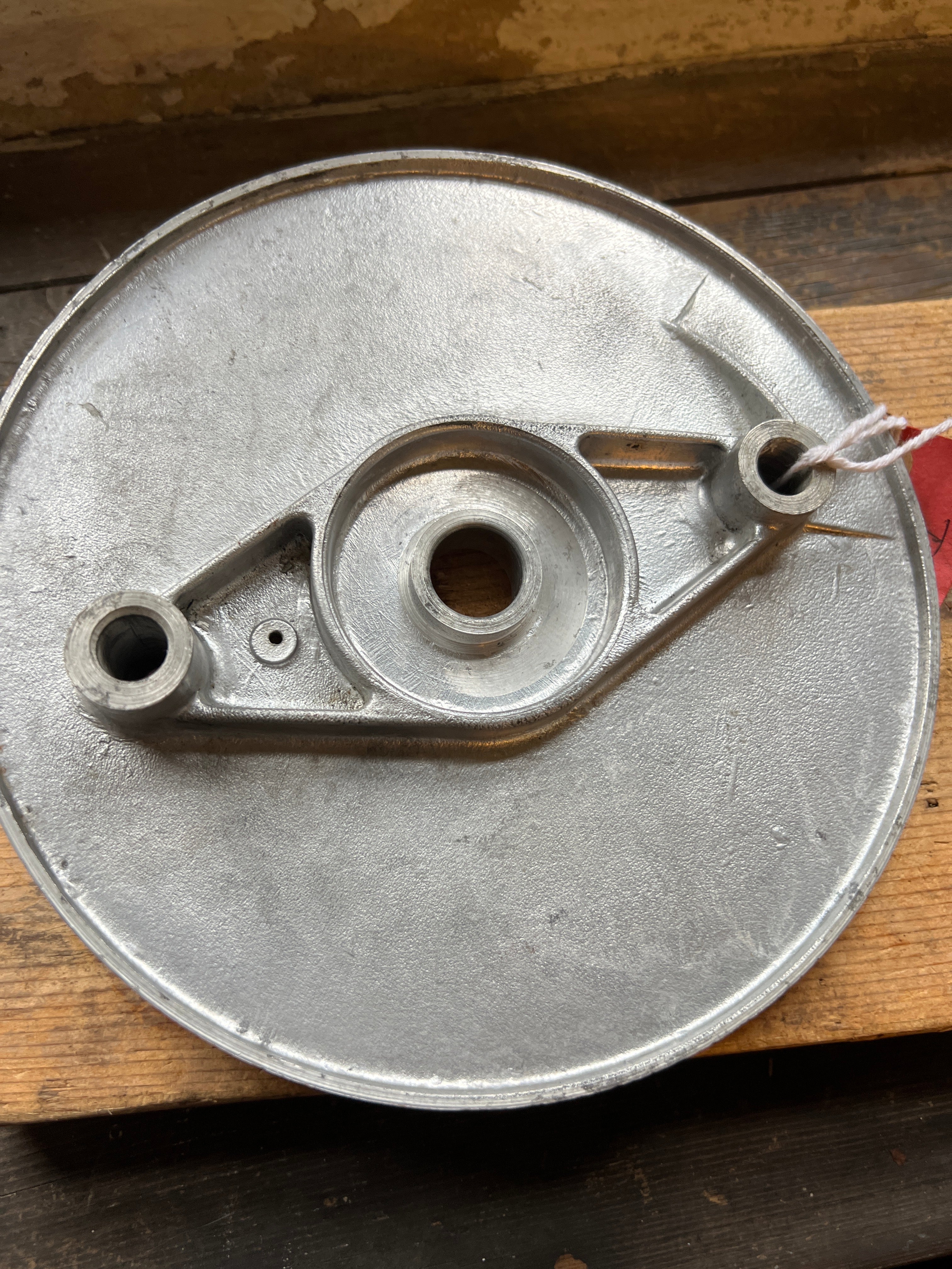 Triumph 3TA 5TA T100 front brake plate 7” NOS