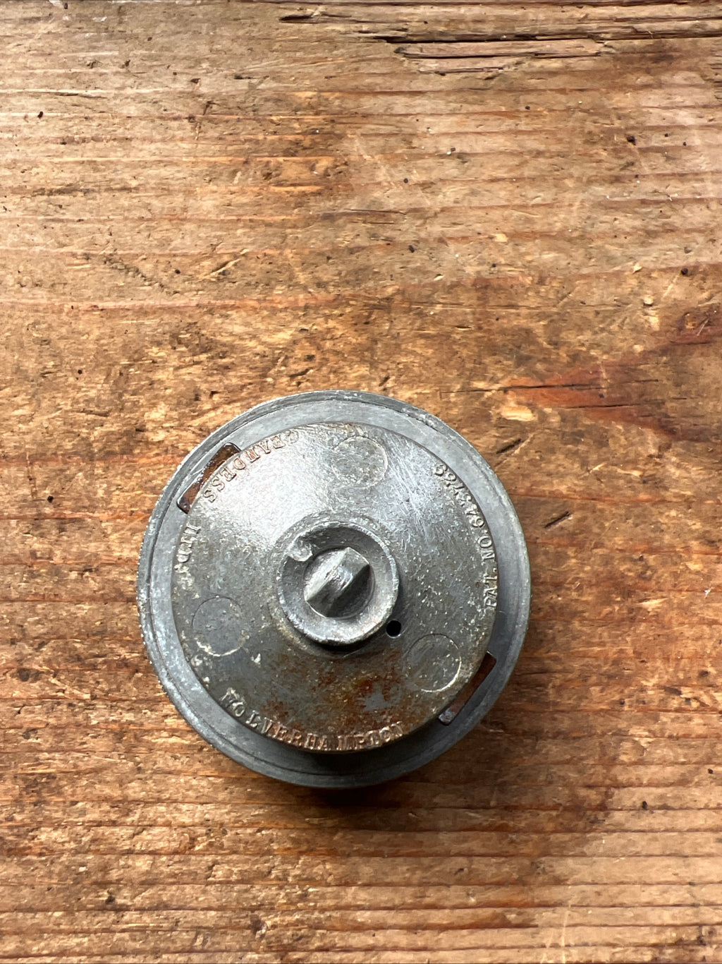 F4477 Triumph Early 1959/60 3TA 5TA T100A oil tank filler cap