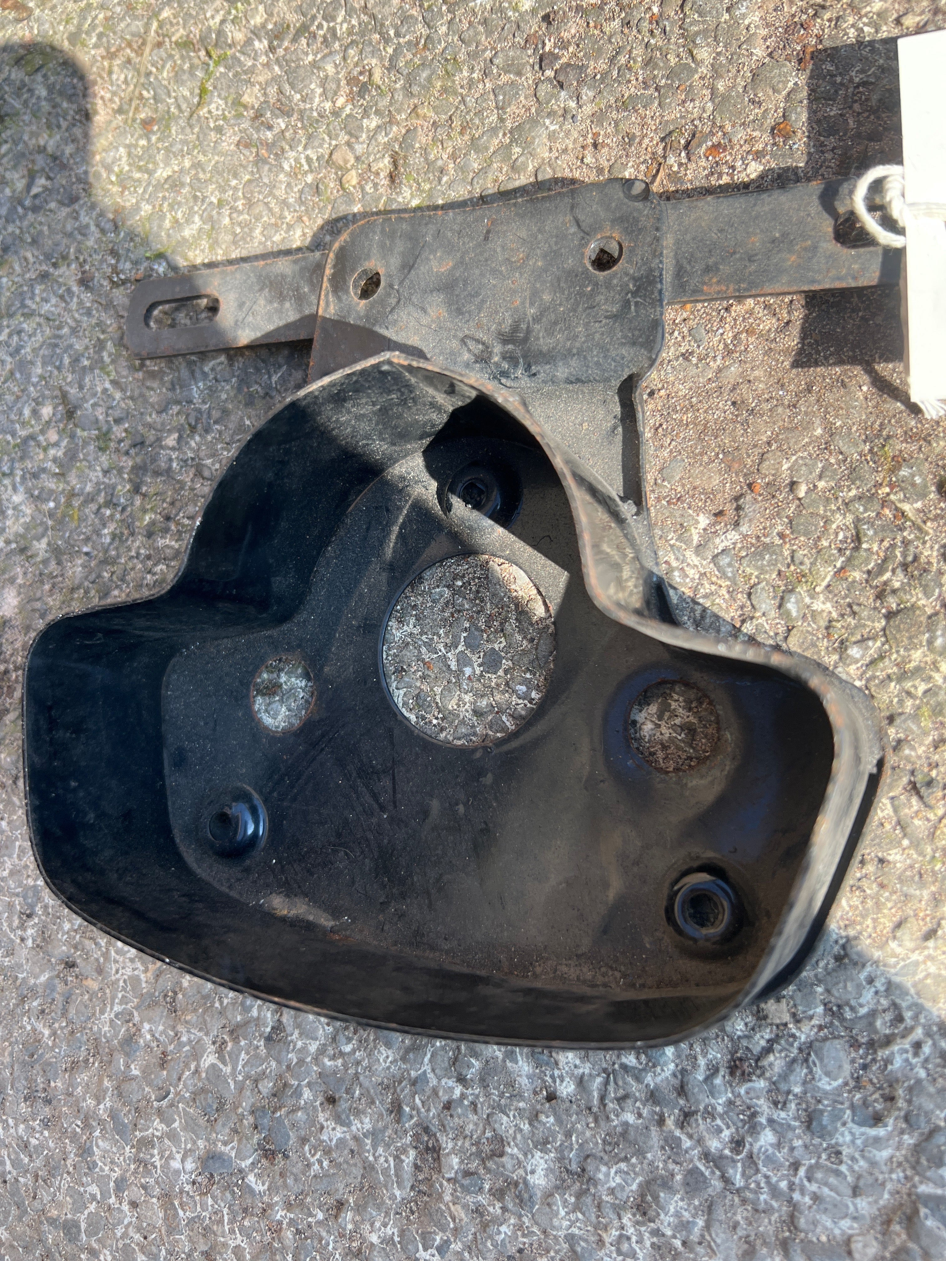 BSA Triumph export rear light & number plate bracket NOS